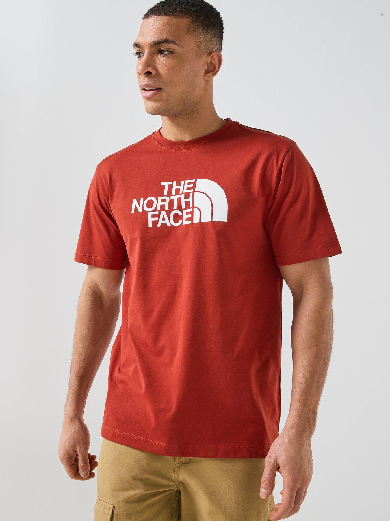Image 1 of 6 of The North Face Mens Evolution Half Dome T-Shirt - Red