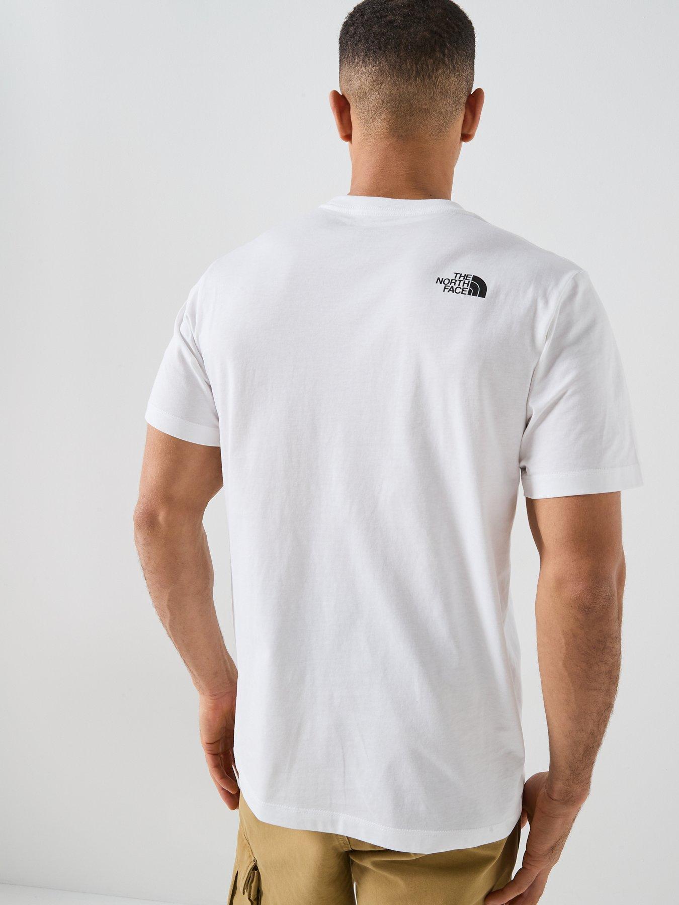Image 2 of 6 of The North Face Mens Evolution Half Dome T-Shirt - White