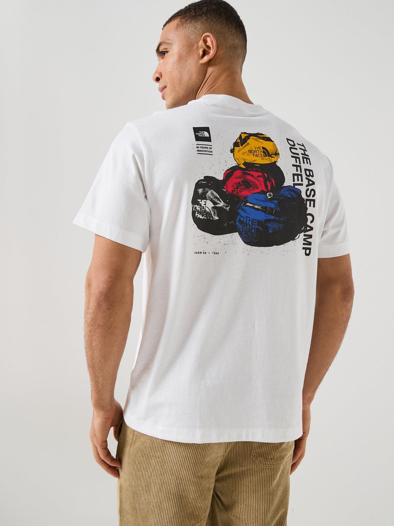 Image 1 of 6 of The North Face Mens BCD Celebration Graphic T-Shirt - White