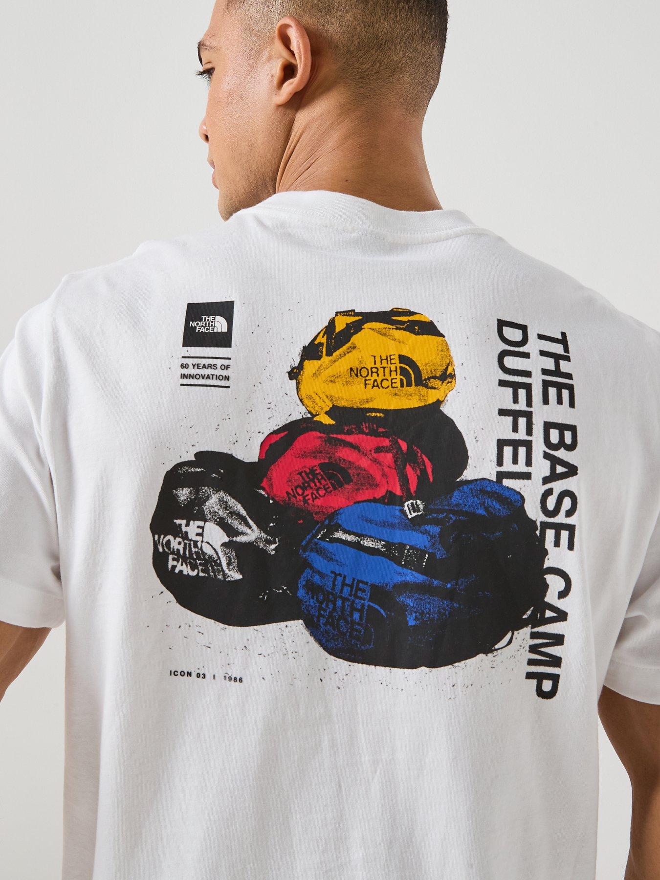 Image 4 of 6 of The North Face Mens BCD Celebration Graphic T-Shirt - White