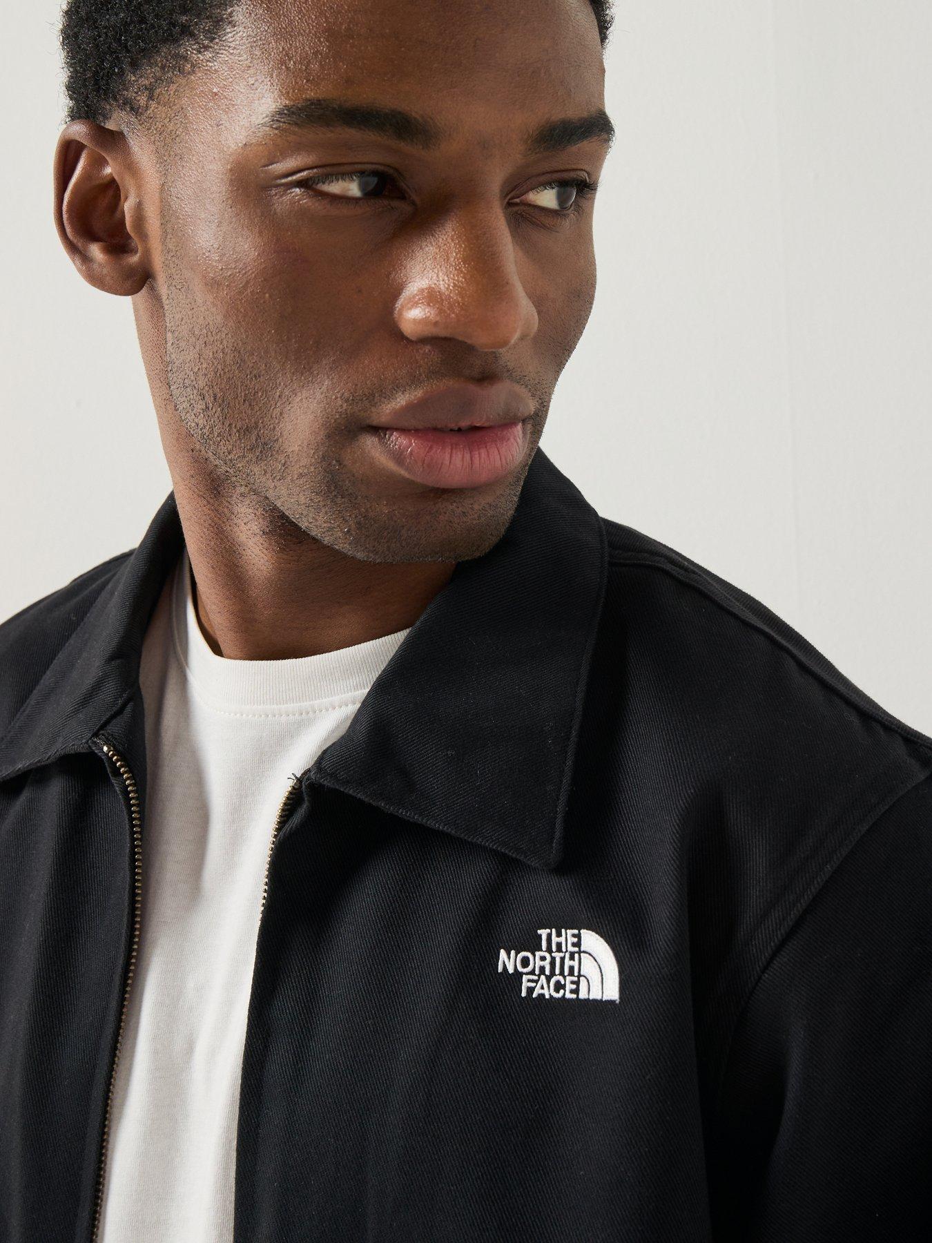 the-north-face-mens-twill-collared-jacket-blackoutfit