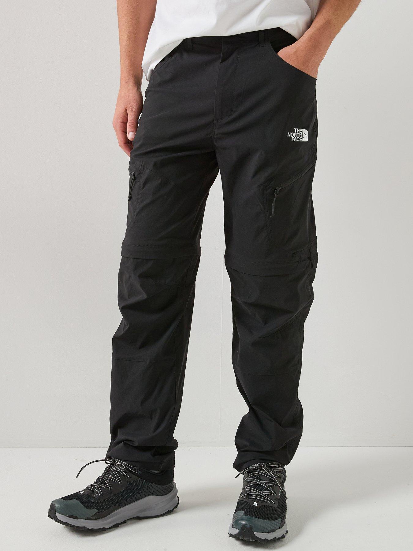The North Face Mens Exploration Tapered Regular Convertible Trousers - Black