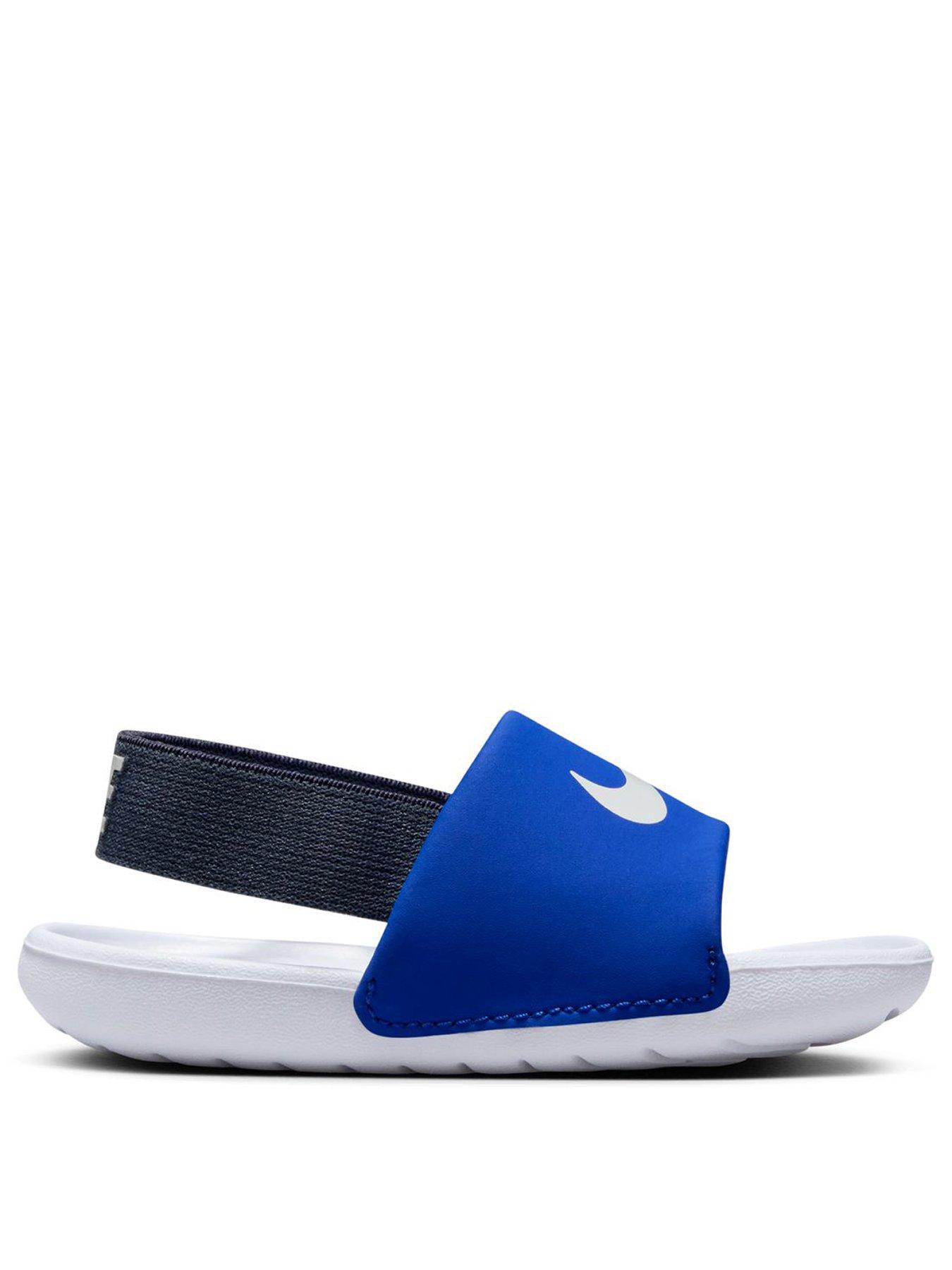 Image 2 of 6 of Nike Baby/Toddler Kawa Slides - Blue