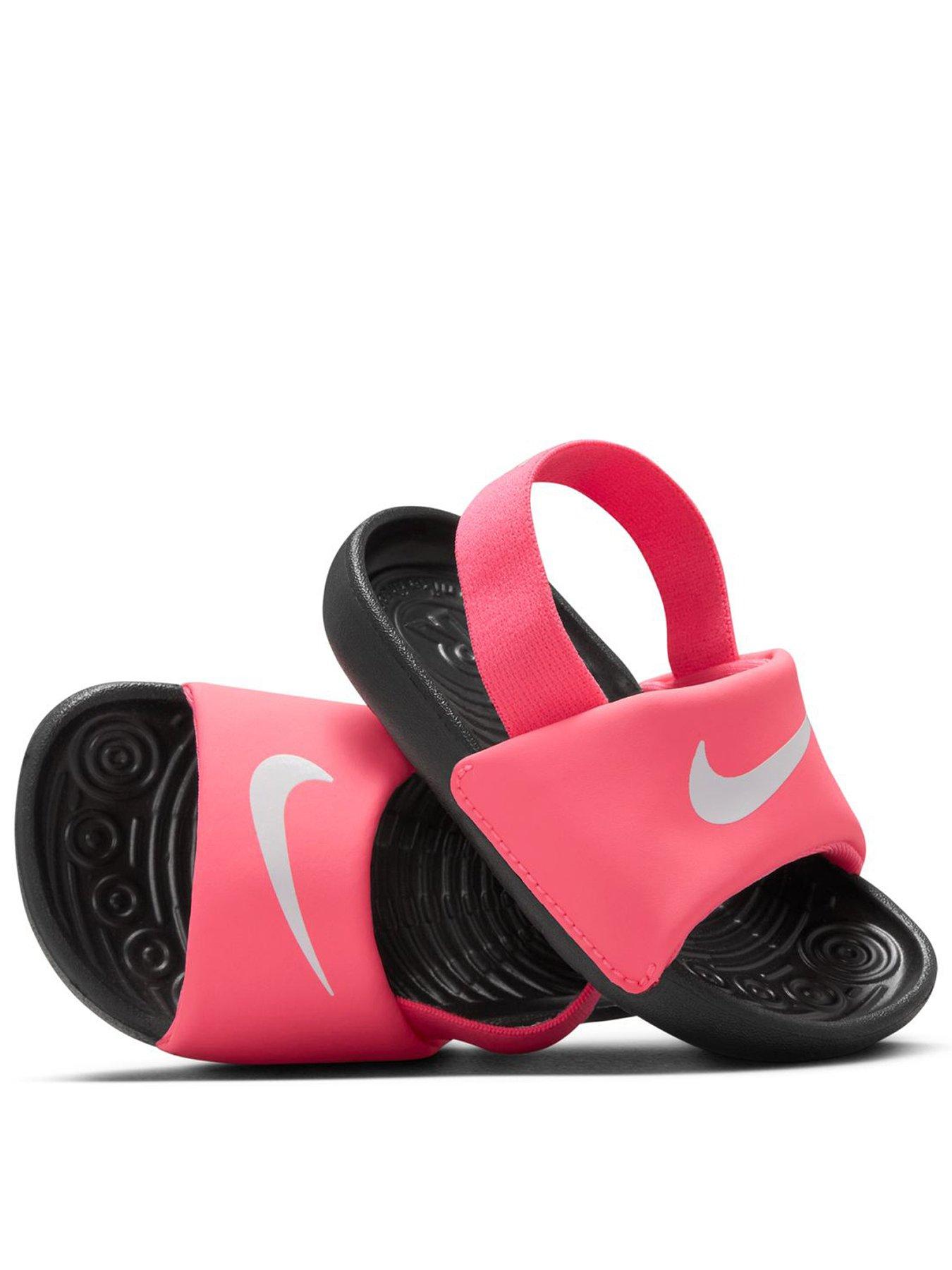 Image 1 of 6 of Nike Baby/Toddler Kawa Slides - Red