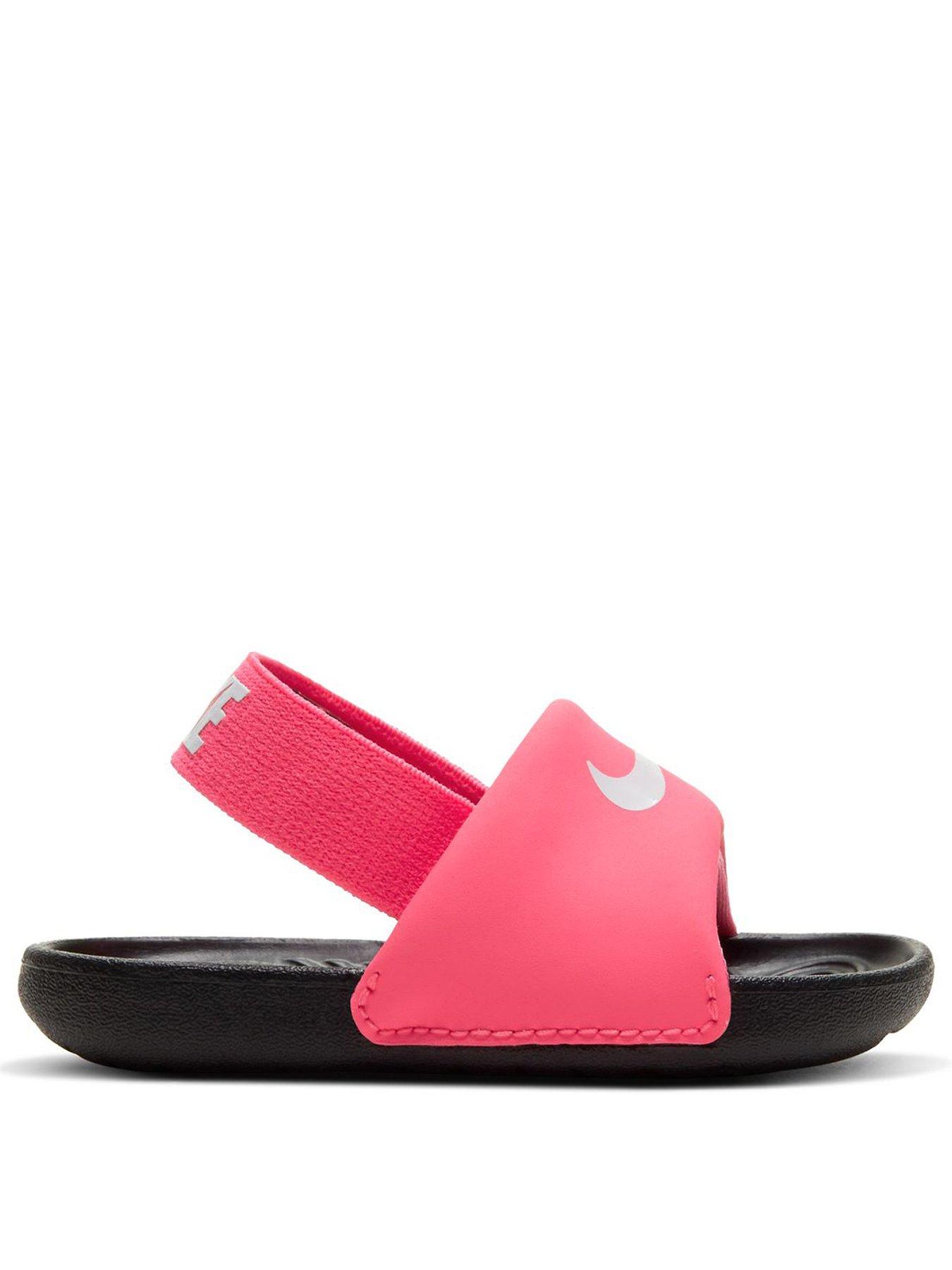 Image 2 of 6 of Nike Baby/Toddler Kawa Slides - Red