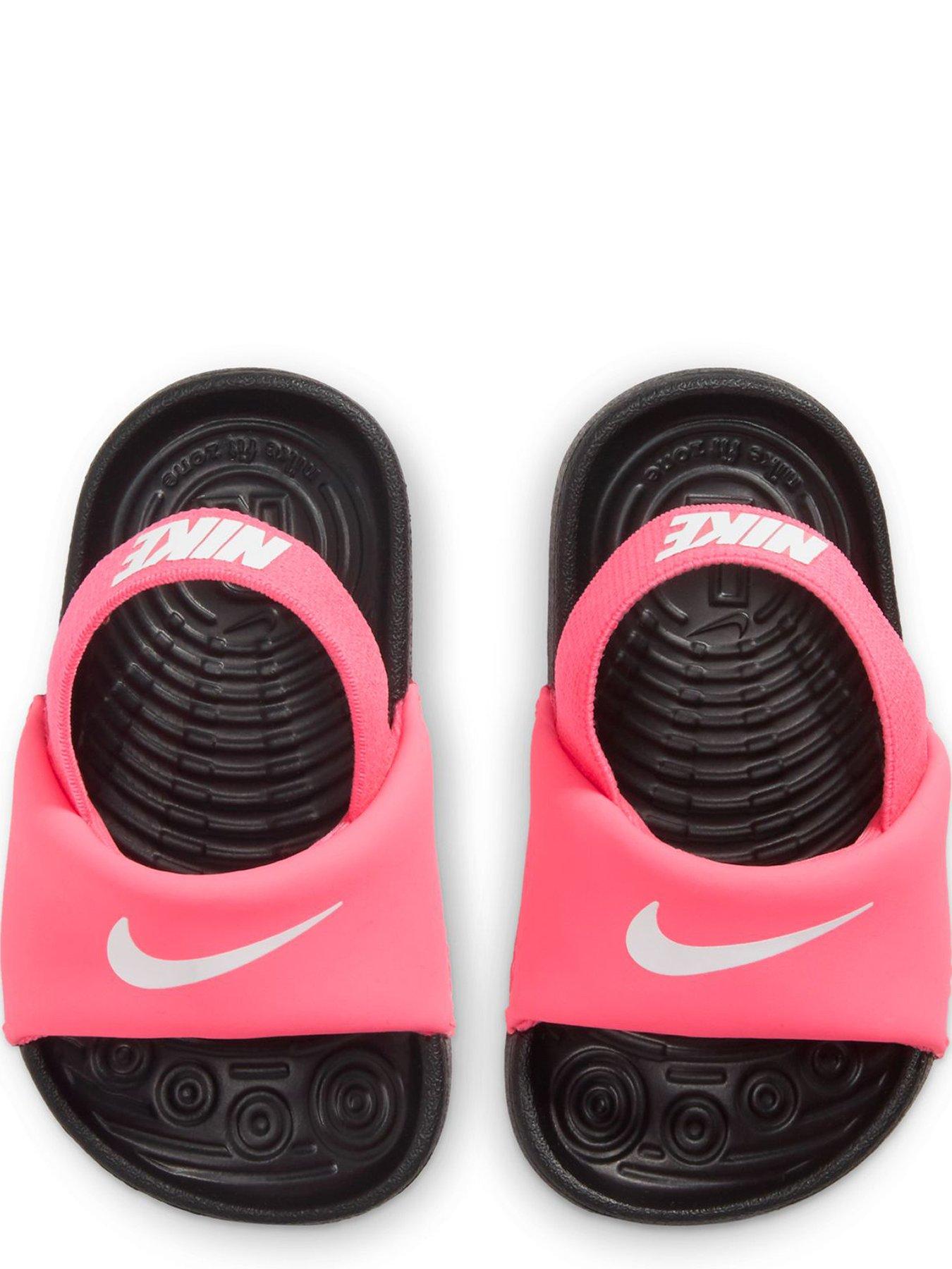 Image 3 of 6 of Nike Baby/Toddler Kawa Slides - Red