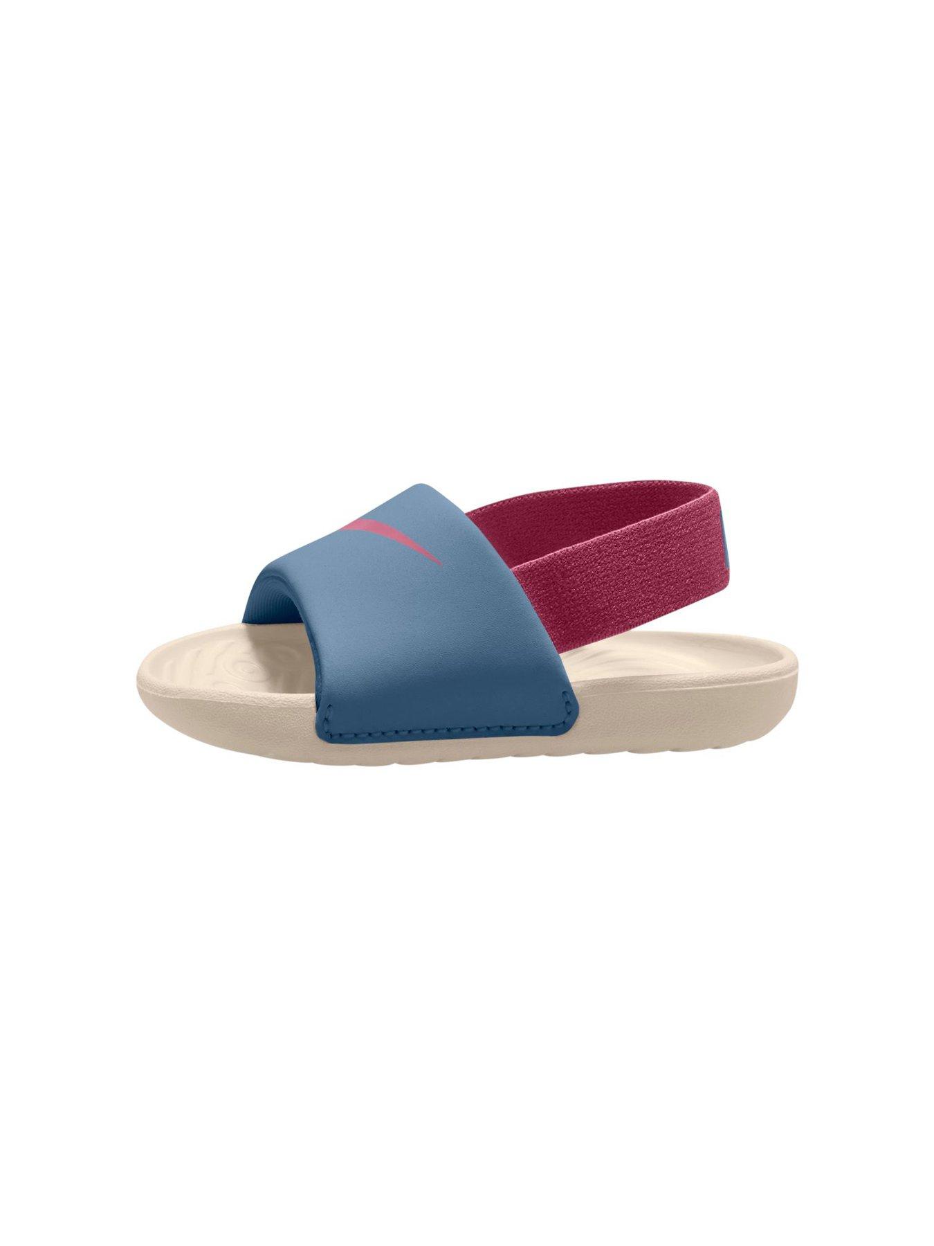 Image 4 of 4 of Nike Baby/Toddler Kawa Slides - Blue