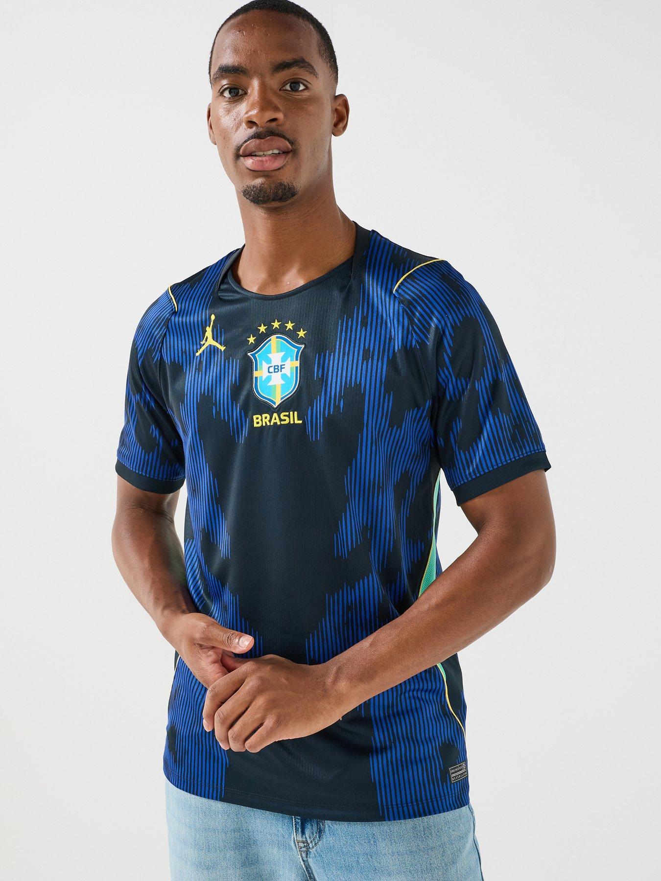 Nike Brazil Mens Away Short Sleeve Stadium Shirt