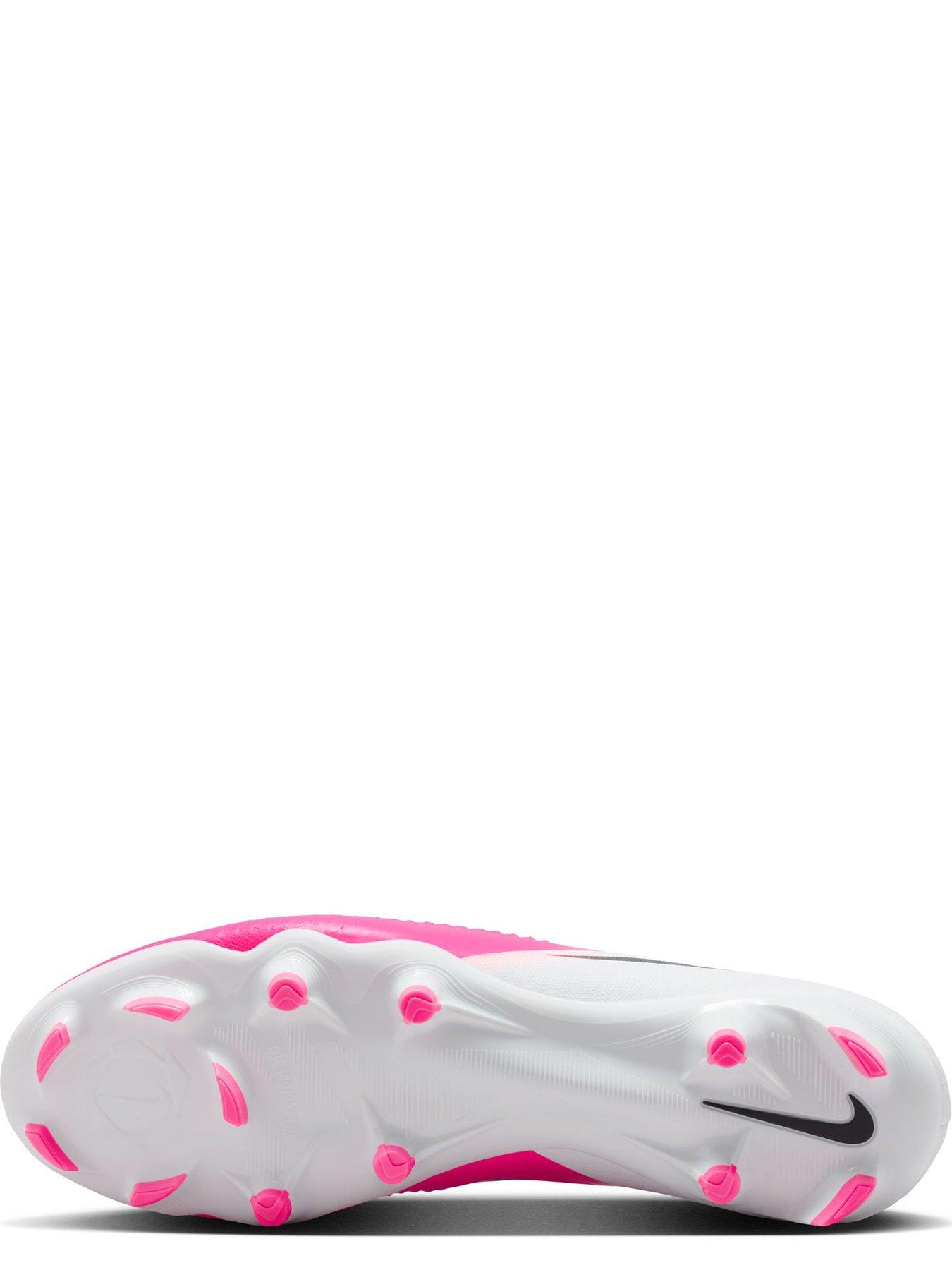 Image 5 of 6 of Nike Mens Phantom 6 Low Academy Firm Ground Football Boots - Pink/White