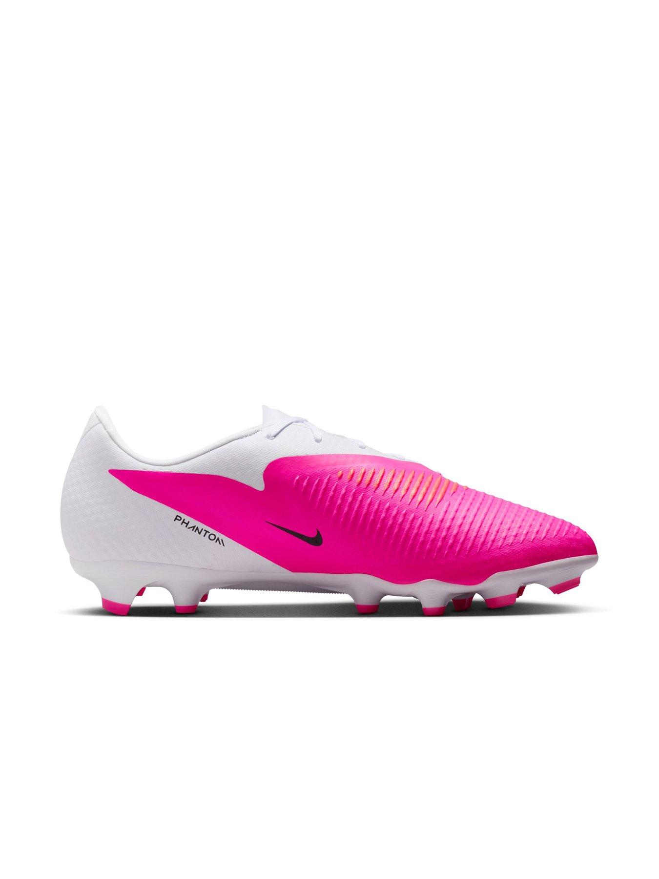 Image 6 of 6 of Nike Mens Phantom 6 Low Academy Firm Ground Football Boots - Pink/White