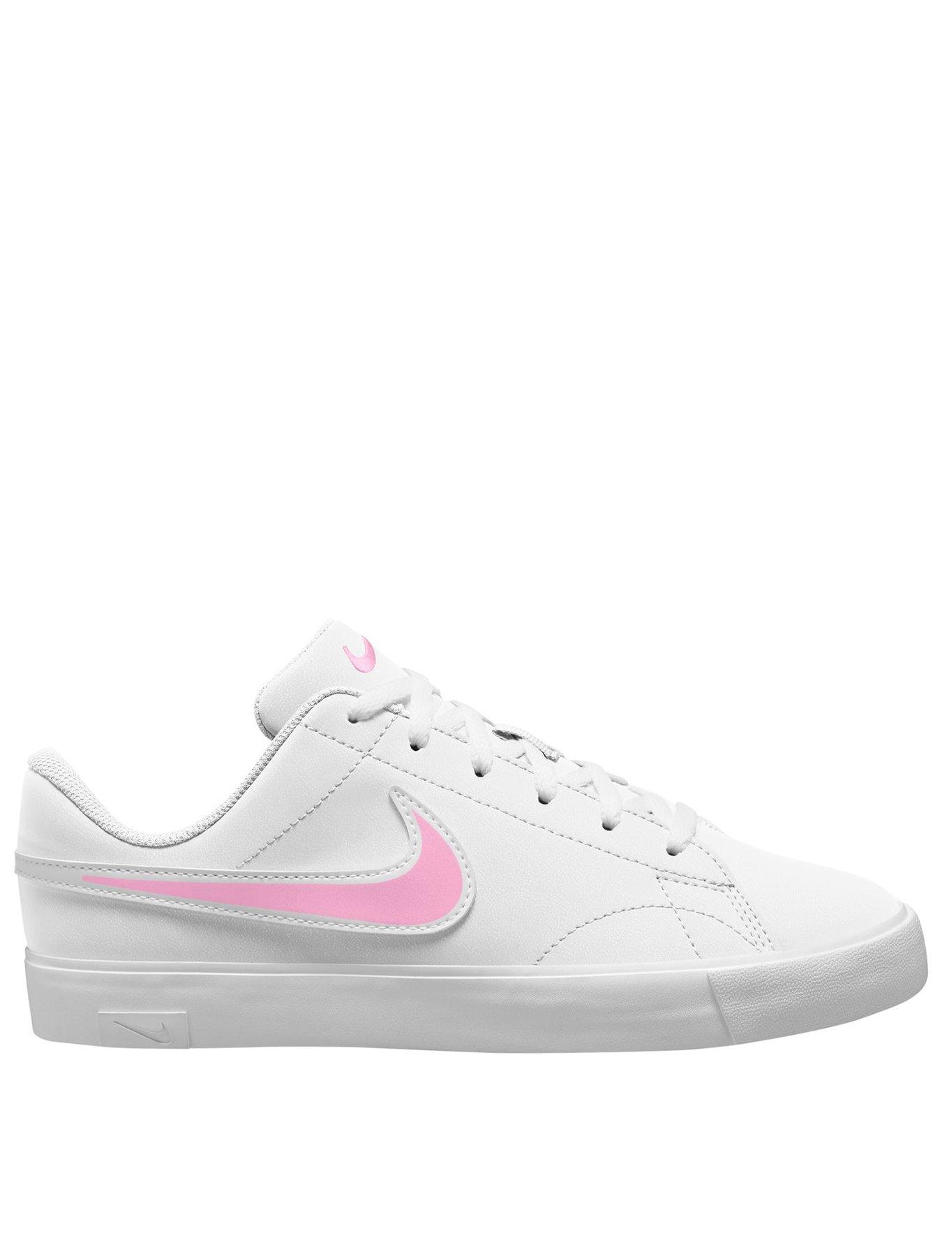 Nike Big Kids' Tennis Essential Trainers - White