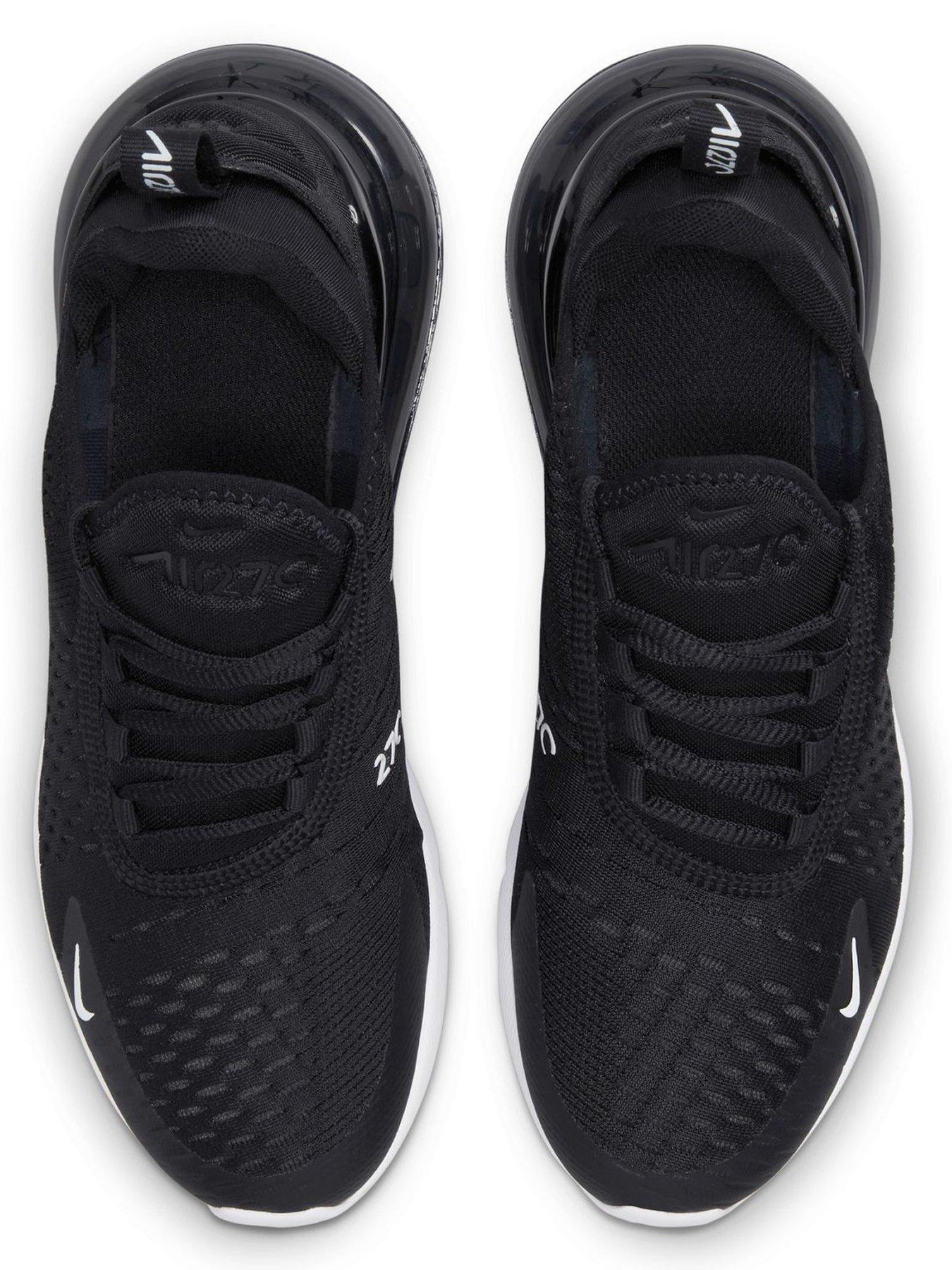 Image 4 of 8 of Nike Big Kids Nike Air Max 270 Trainers - Black