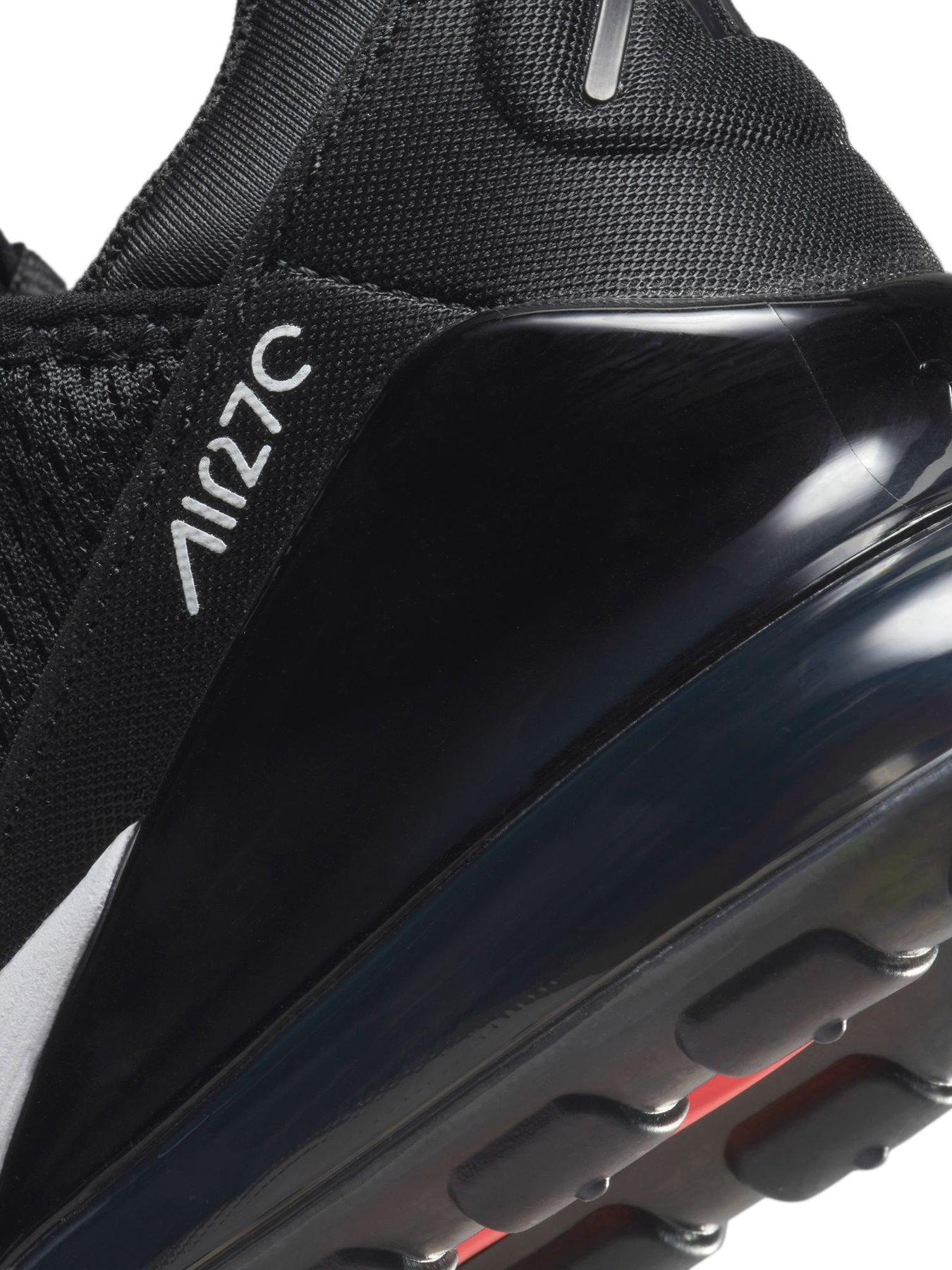 Image 7 of 8 of Nike Big Kids Nike Air Max 270 Trainers - Black
