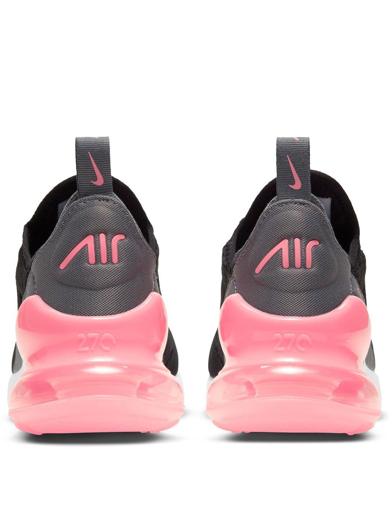 Image 3 of 7 of Nike Big Kids Nike Air Max 270 Trainers - Black