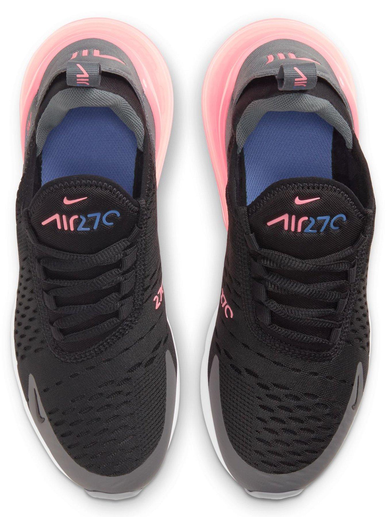 Image 4 of 7 of Nike Big Kids Nike Air Max 270 Trainers - Black