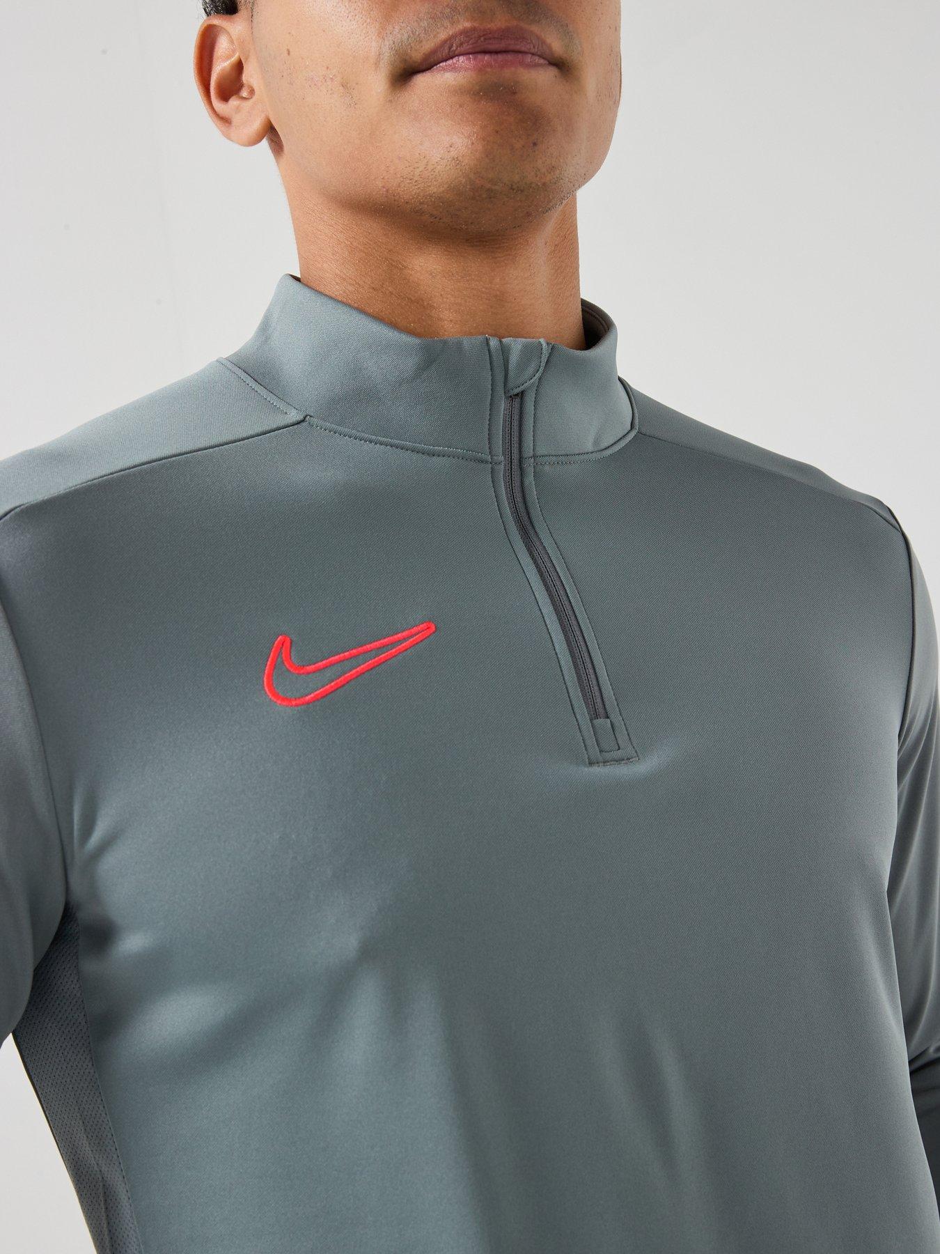Image 5 of 7 of Nike Mens Academy 25 Drill Top - Grey