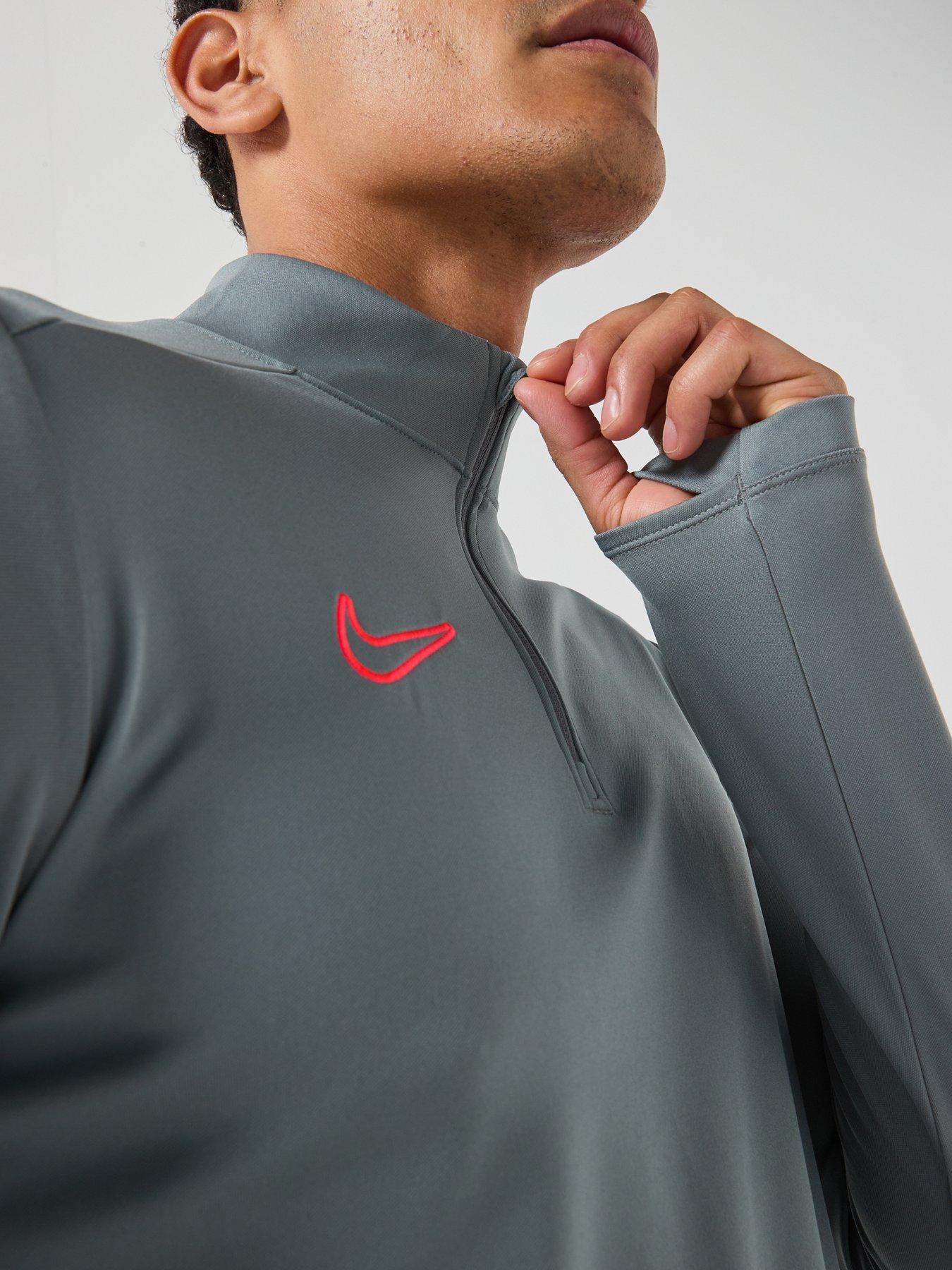 Image 6 of 7 of Nike Mens Academy 25 Drill Top - Grey
