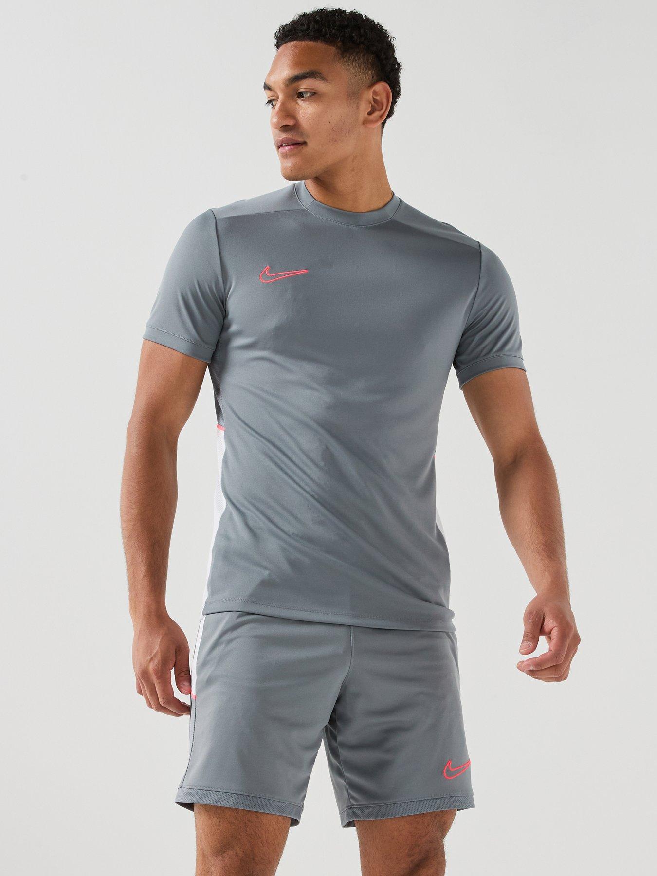 Nike Mens Academy 25 Short Sleeved T-shirt - Grey