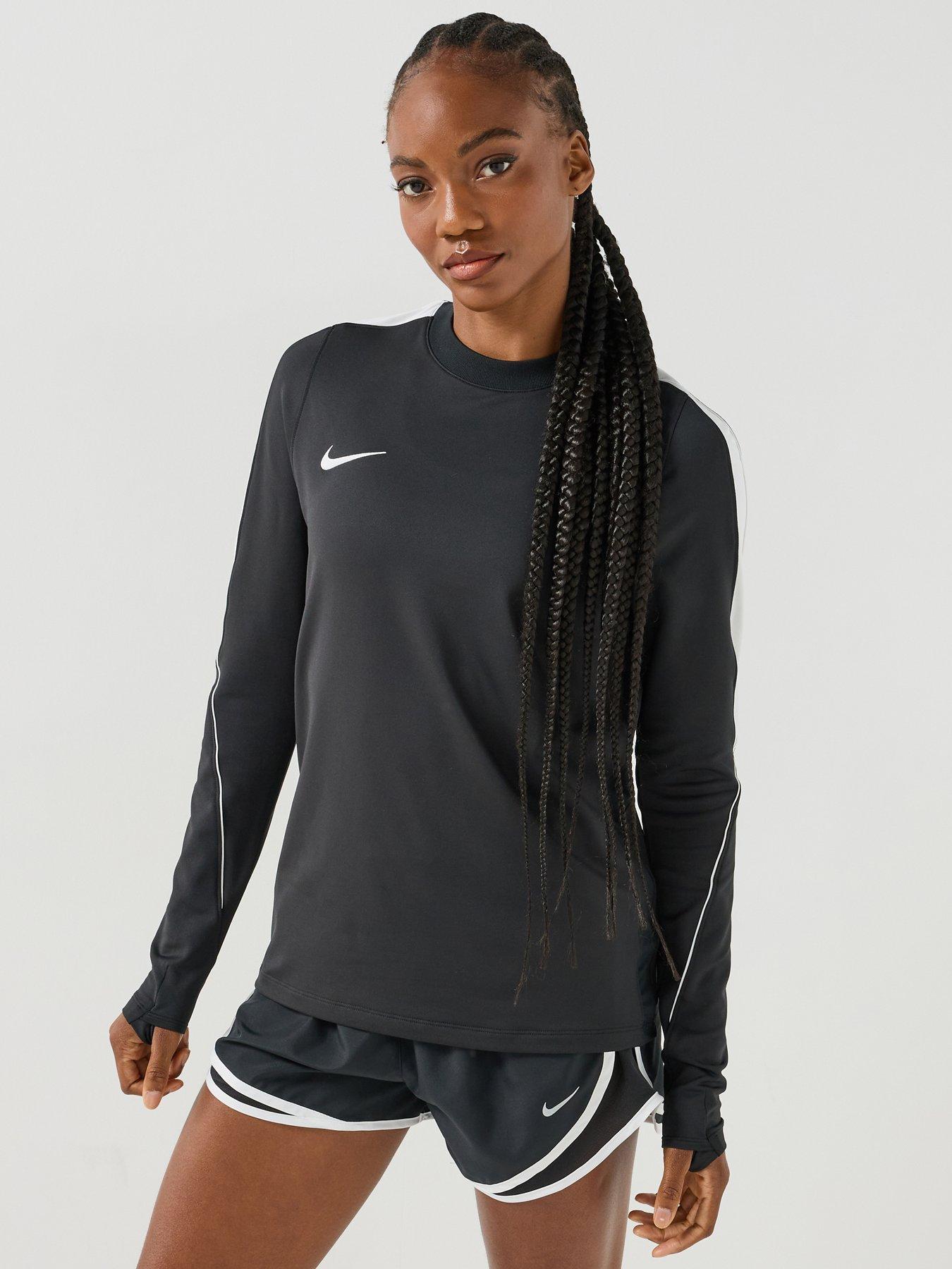 Nike Womens Strike Crew Top - Black