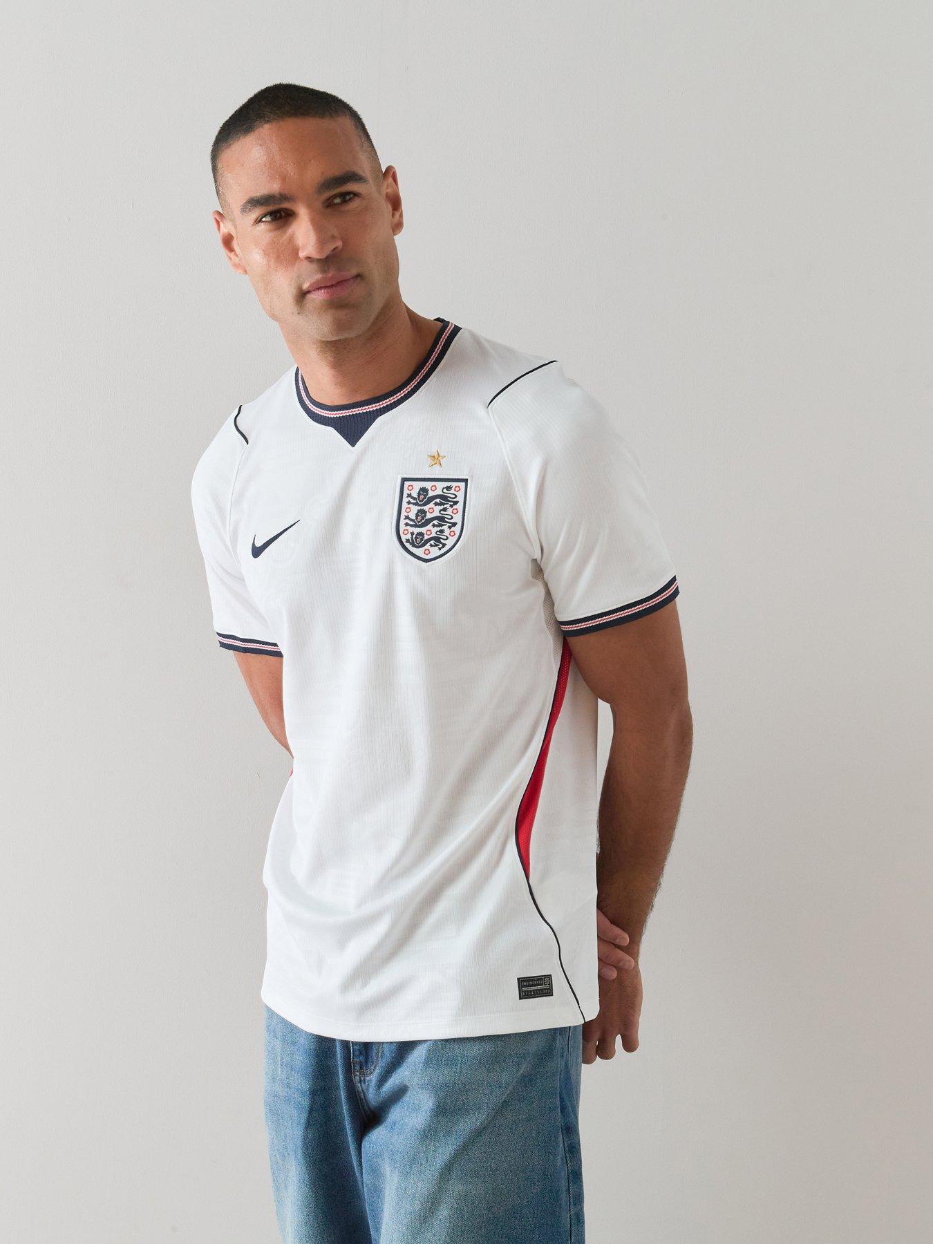 Image 1 of 6 of Nike Men&rsquo;s England 2026 Dri-FIT Stadium Home Shirt &ndash; White