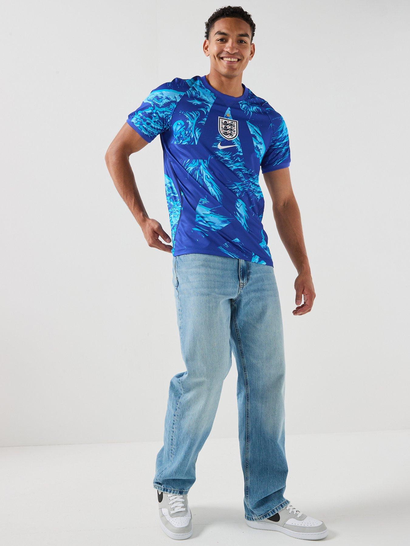 Image 3 of 7 of Nike Men&rsquo;s England 2026 Dri-FIT Stadium Goalkeeper Shirt &ndash; Blue