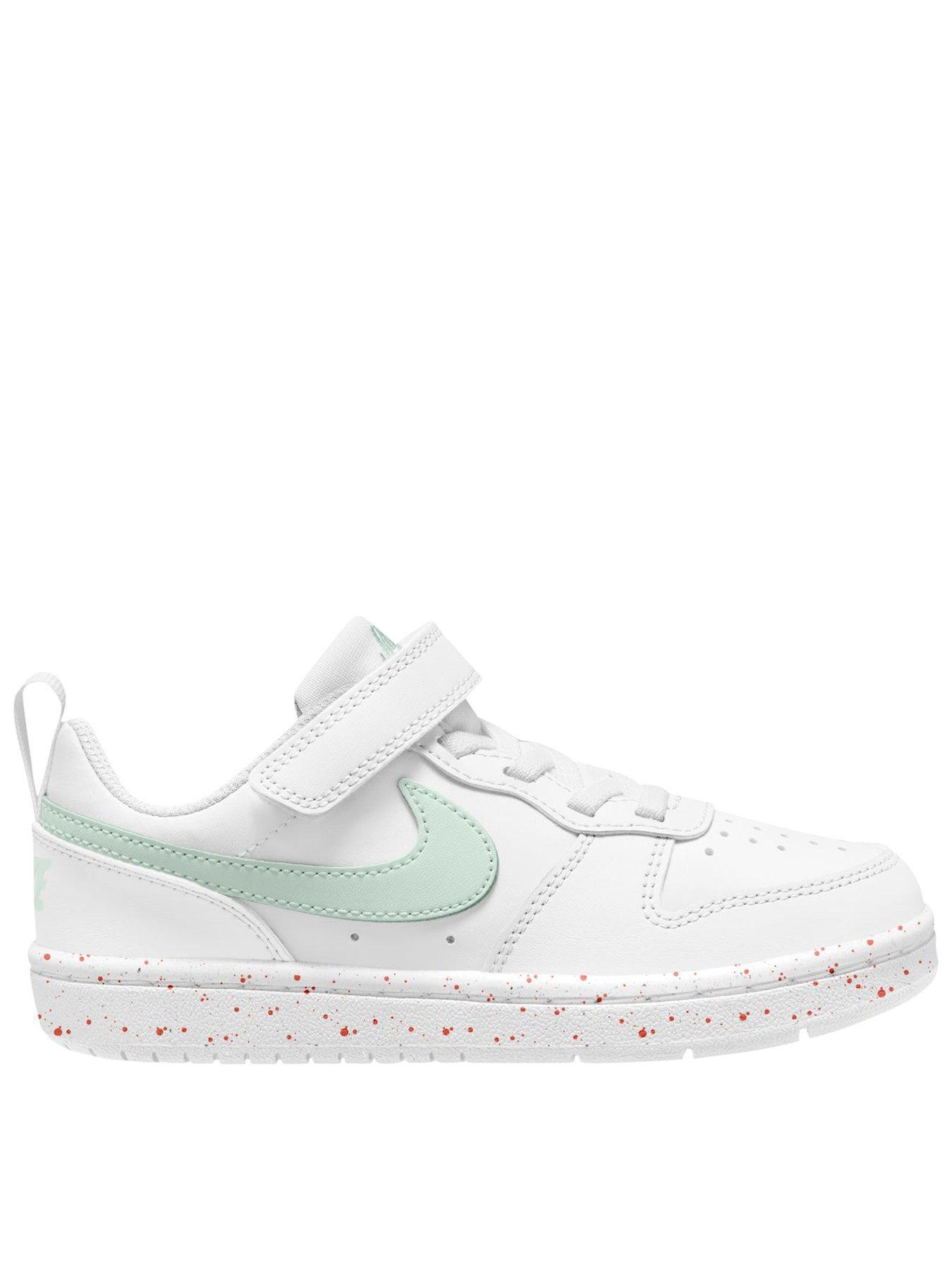 Nike Little Kids Nike Court Borough Low Recraft Shoes - White