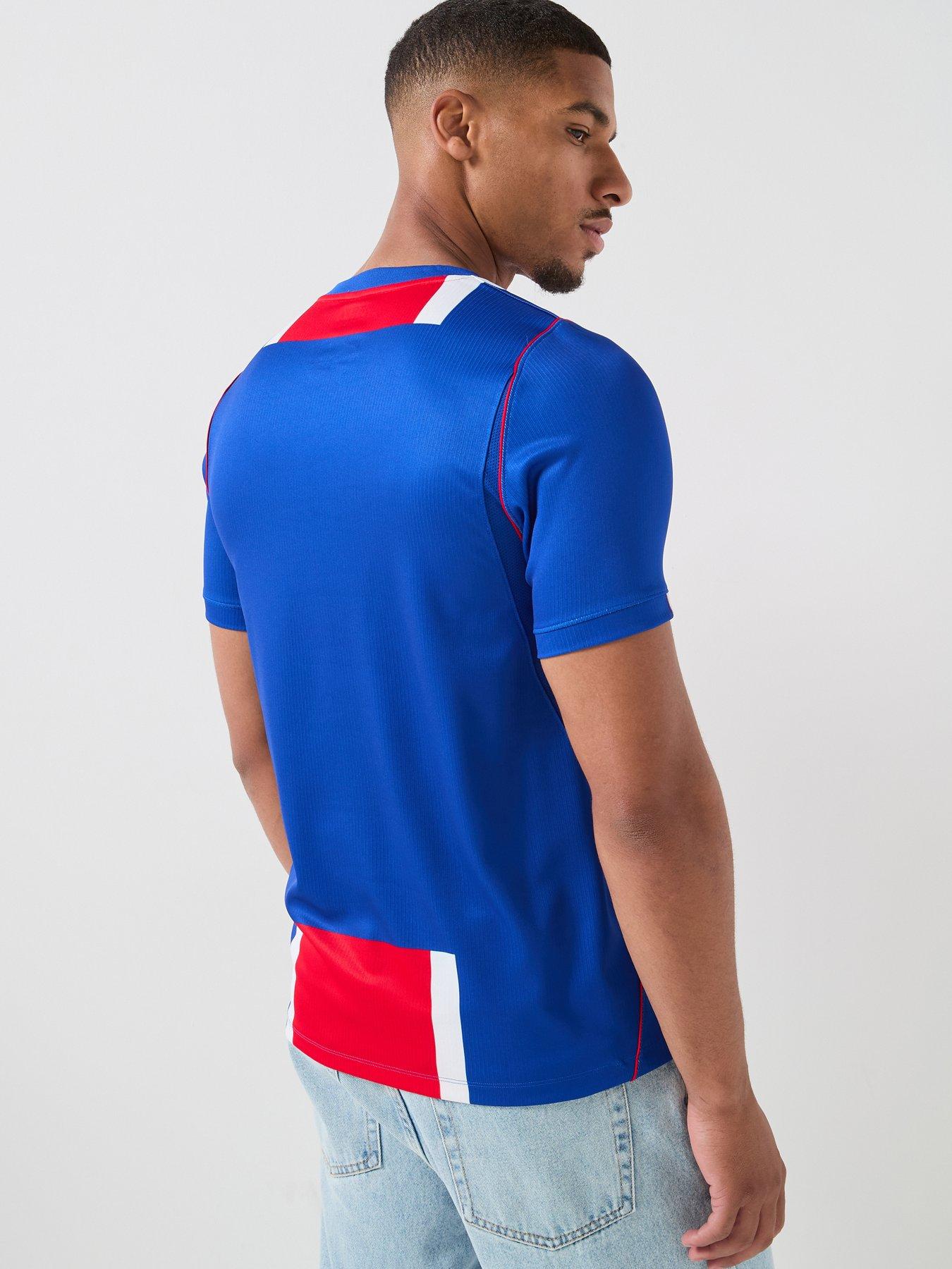 Image 2 of 7 of Nike Mens Psg 26/27 Home Stadium Short Sleeve Shirt - Blue