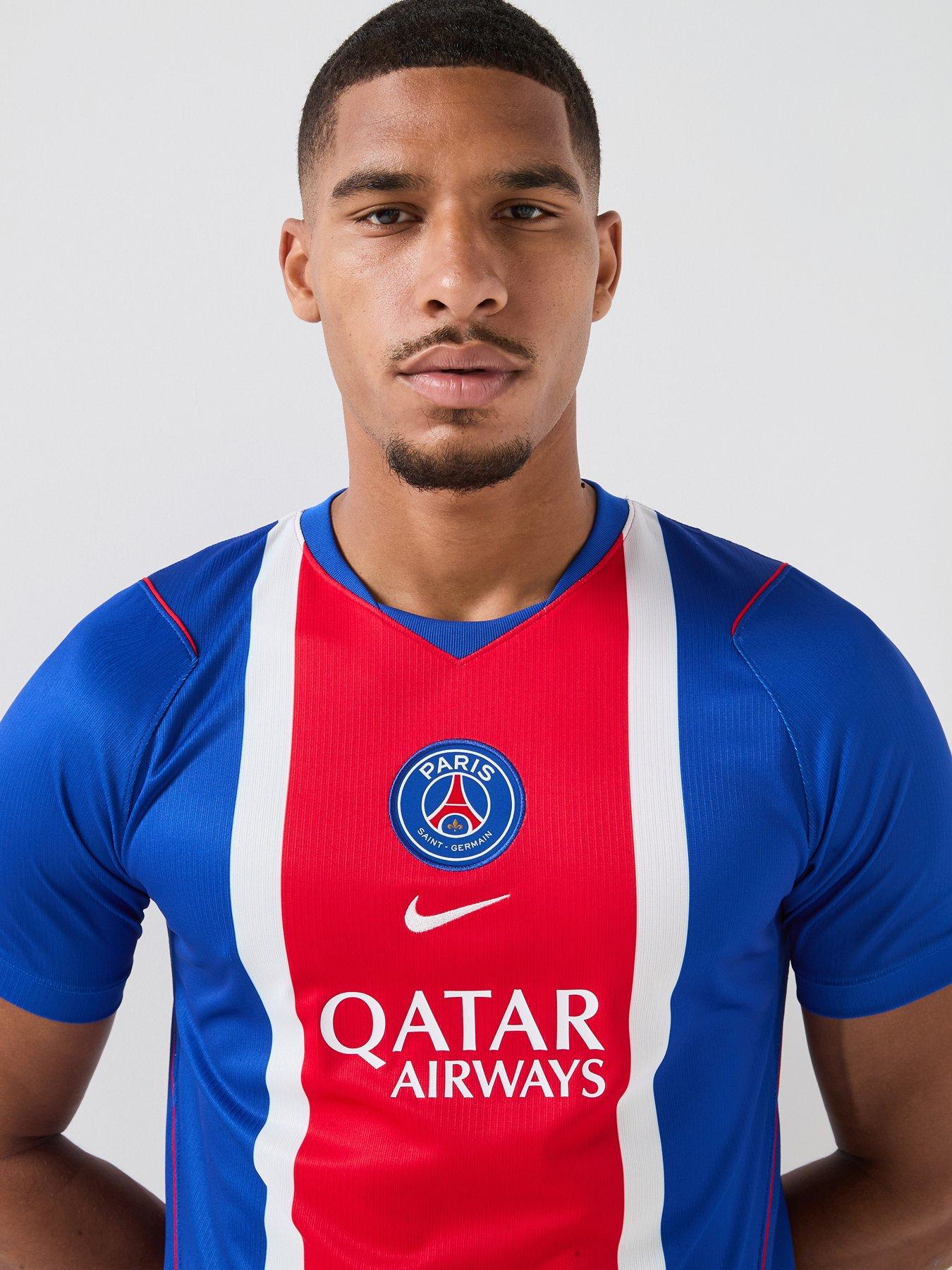 Image 6 of 7 of Nike Mens Psg 26/27 Home Stadium Short Sleeve Shirt - Blue