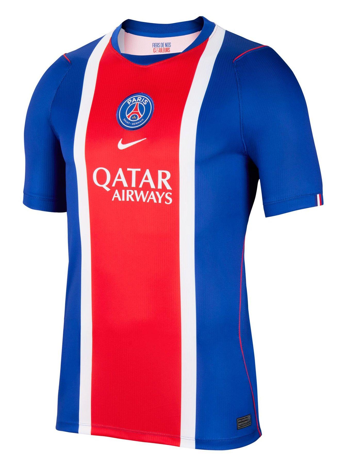 Image 7 of 7 of Nike Mens Psg 26/27 Home Stadium Short Sleeve Shirt - Blue