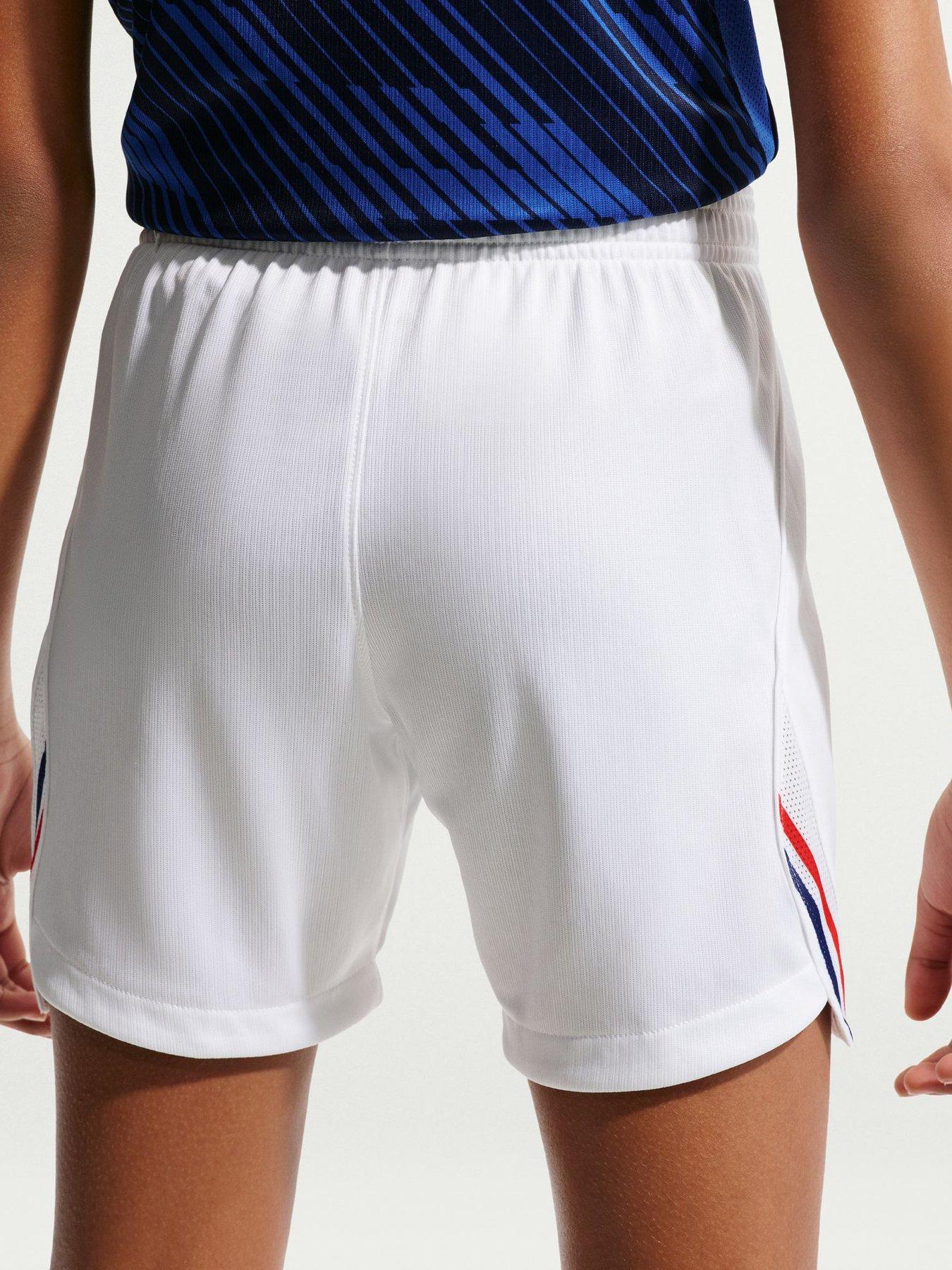 Image 5 of 6 of Nike Older Kids France 2026 Dri-FIT Stadium Home Shorts &ndash; White