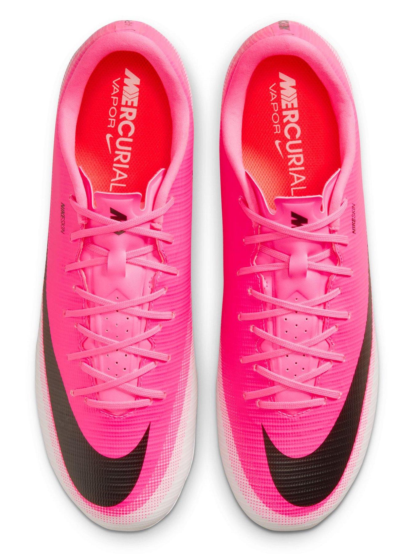 Image 4 of 6 of Nike Mens Mercurial Vpor Academy Firm Ground Football Boots - Pink