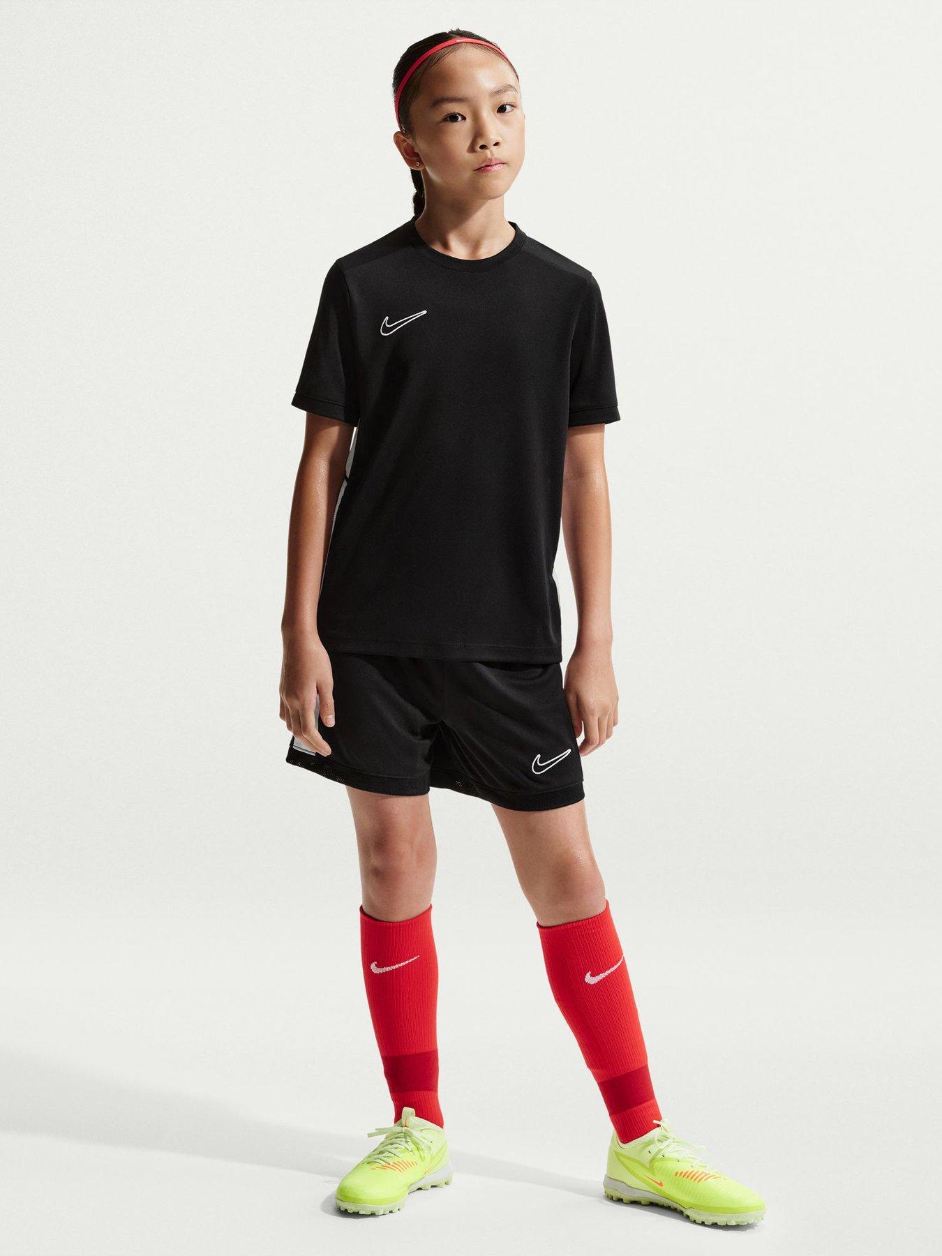 Nike Junior Girls Dri-FIT Academy 25 4 Inch Shorts - Black