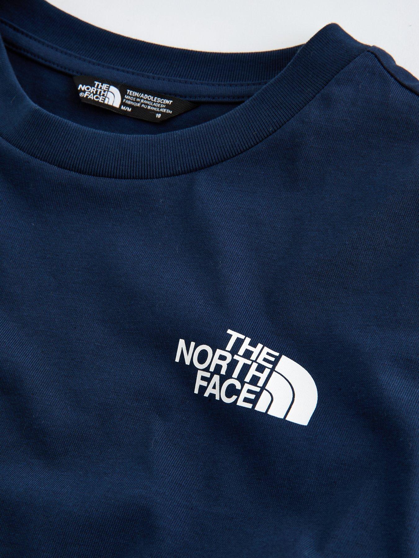 the-north-face-junior-unisex-simple-dome-t-shirt-navydetail