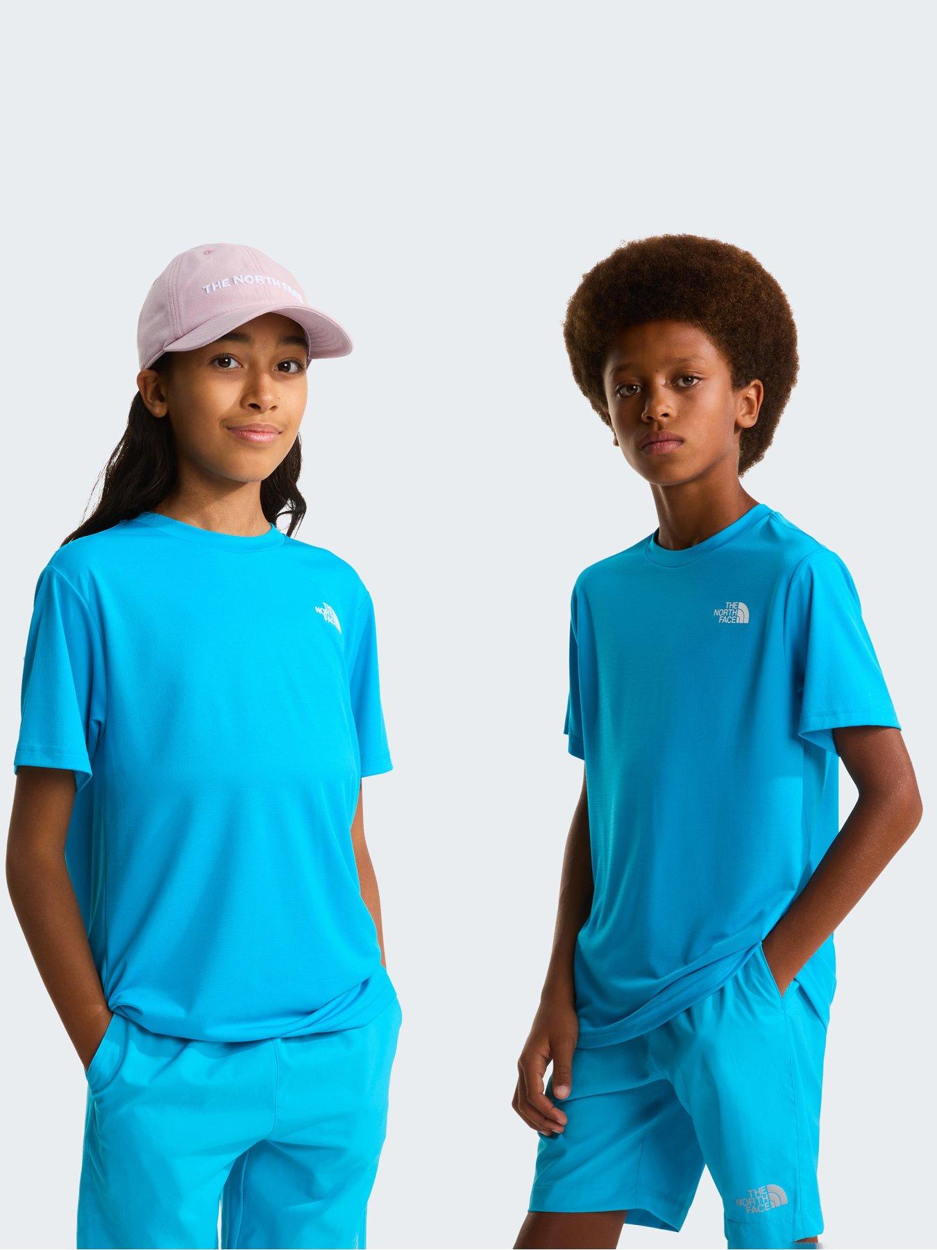 Image 1 of 5 of The North Face Junior Boys 24/7 T-Shirt - Blue