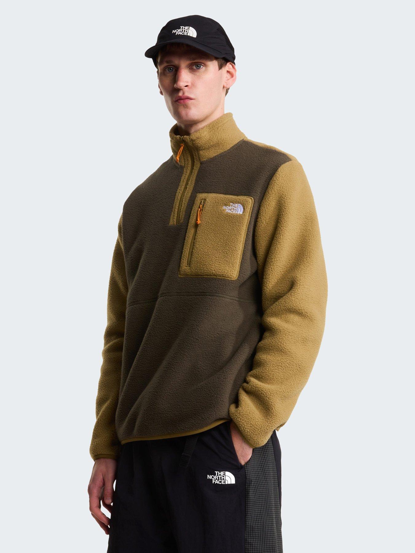 The North Face Mens Yumiori 1/4 Zip Fleece - Brown