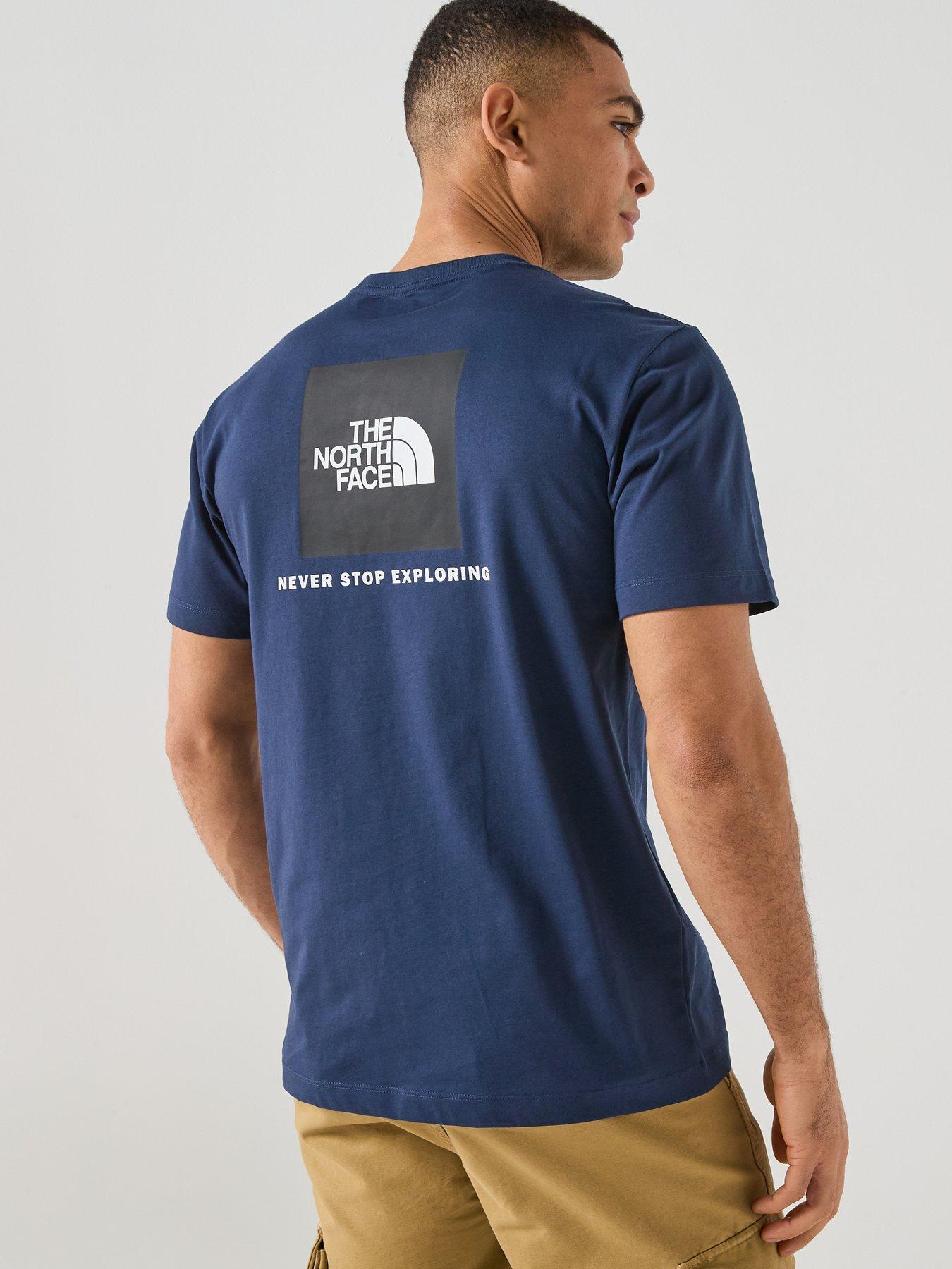 Image 2 of 6 of The North Face Mens Evolution Box NSE T-Shirt - Navy