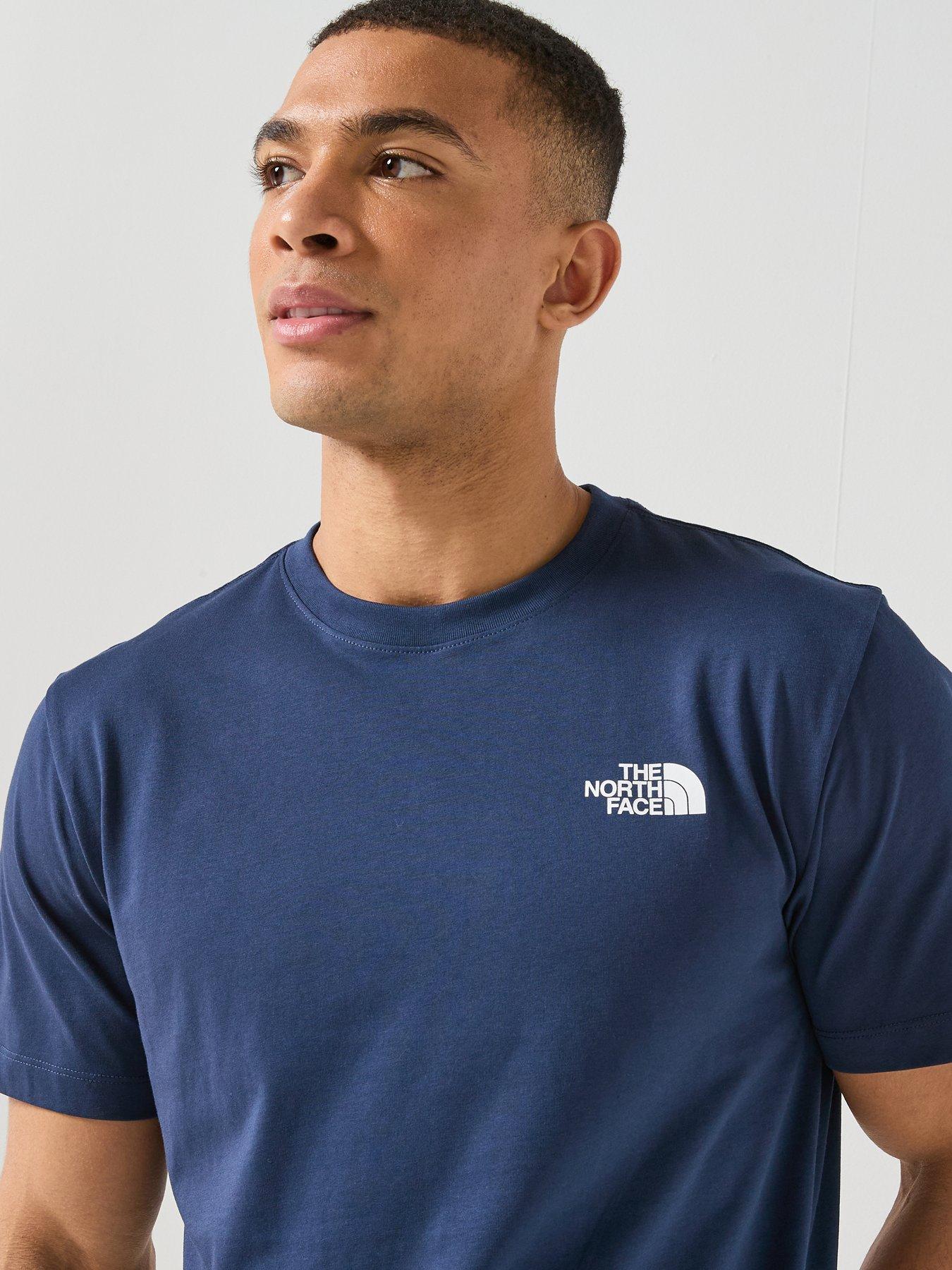 Image 4 of 6 of The North Face Mens Evolution Box NSE T-Shirt - Navy