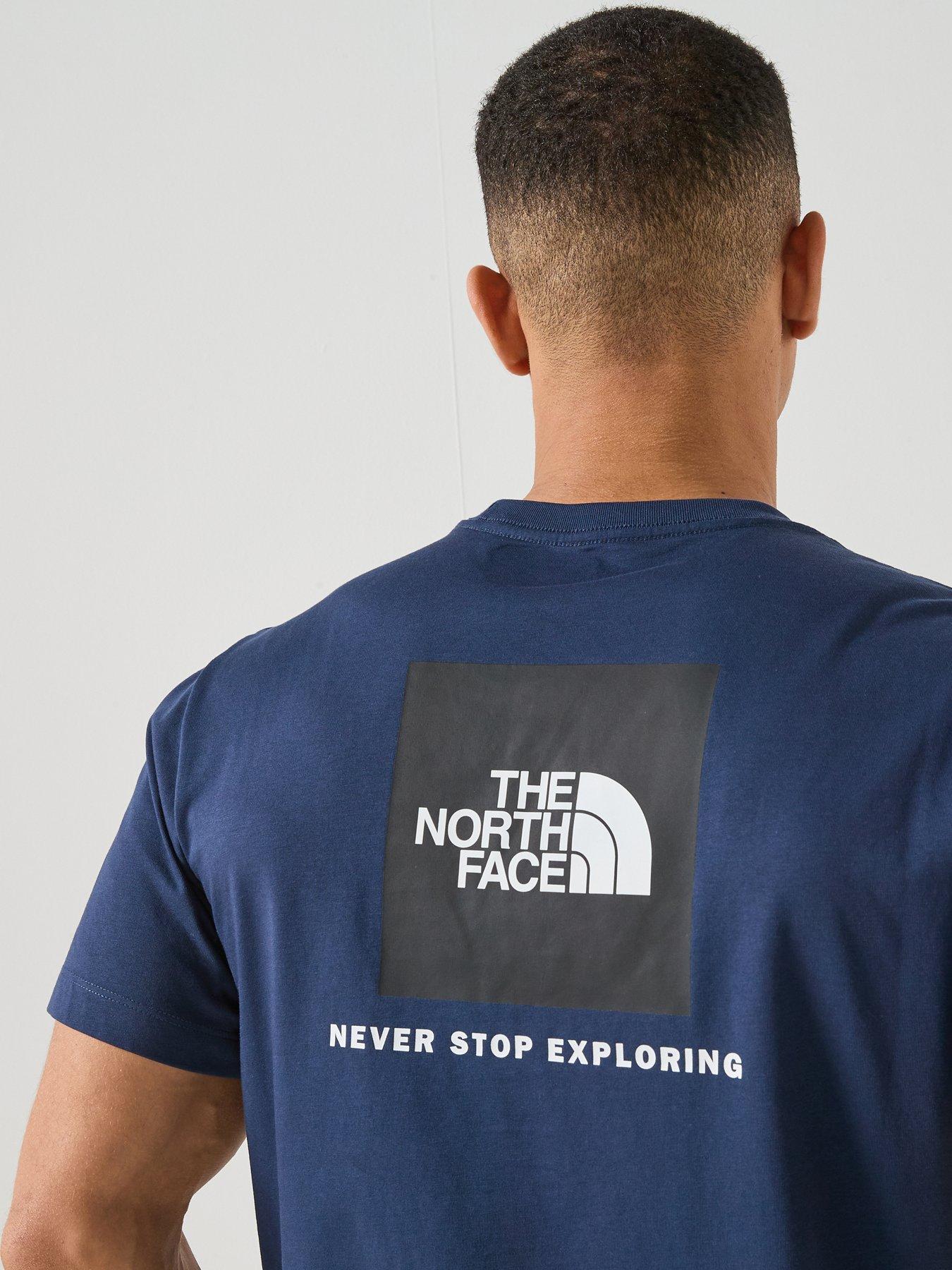 Image 5 of 6 of The North Face Mens Evolution Box NSE T-Shirt - Navy