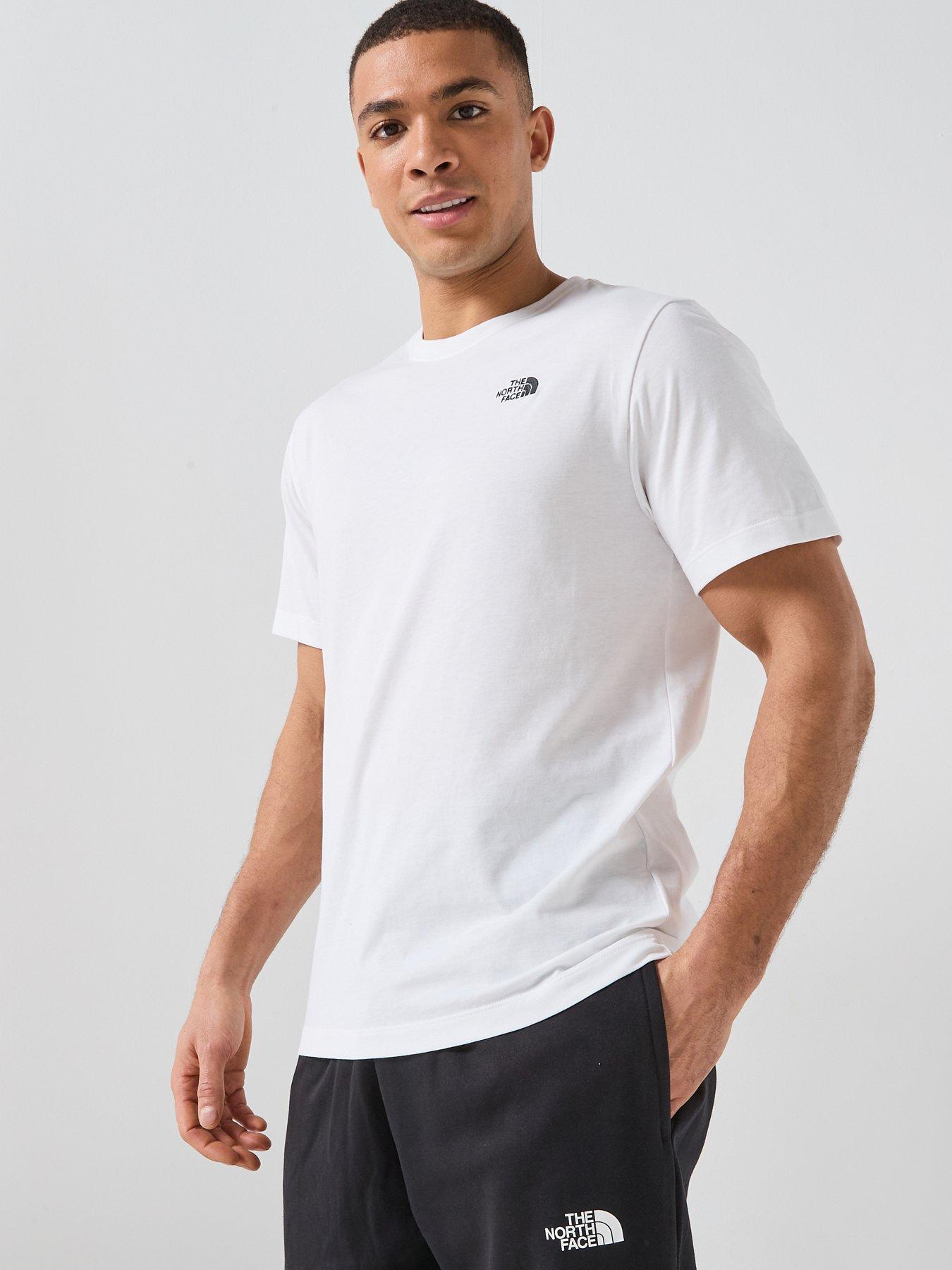 Image 1 of 5 of The North Face Mens Evolution Simple Dome T-Shirt - White