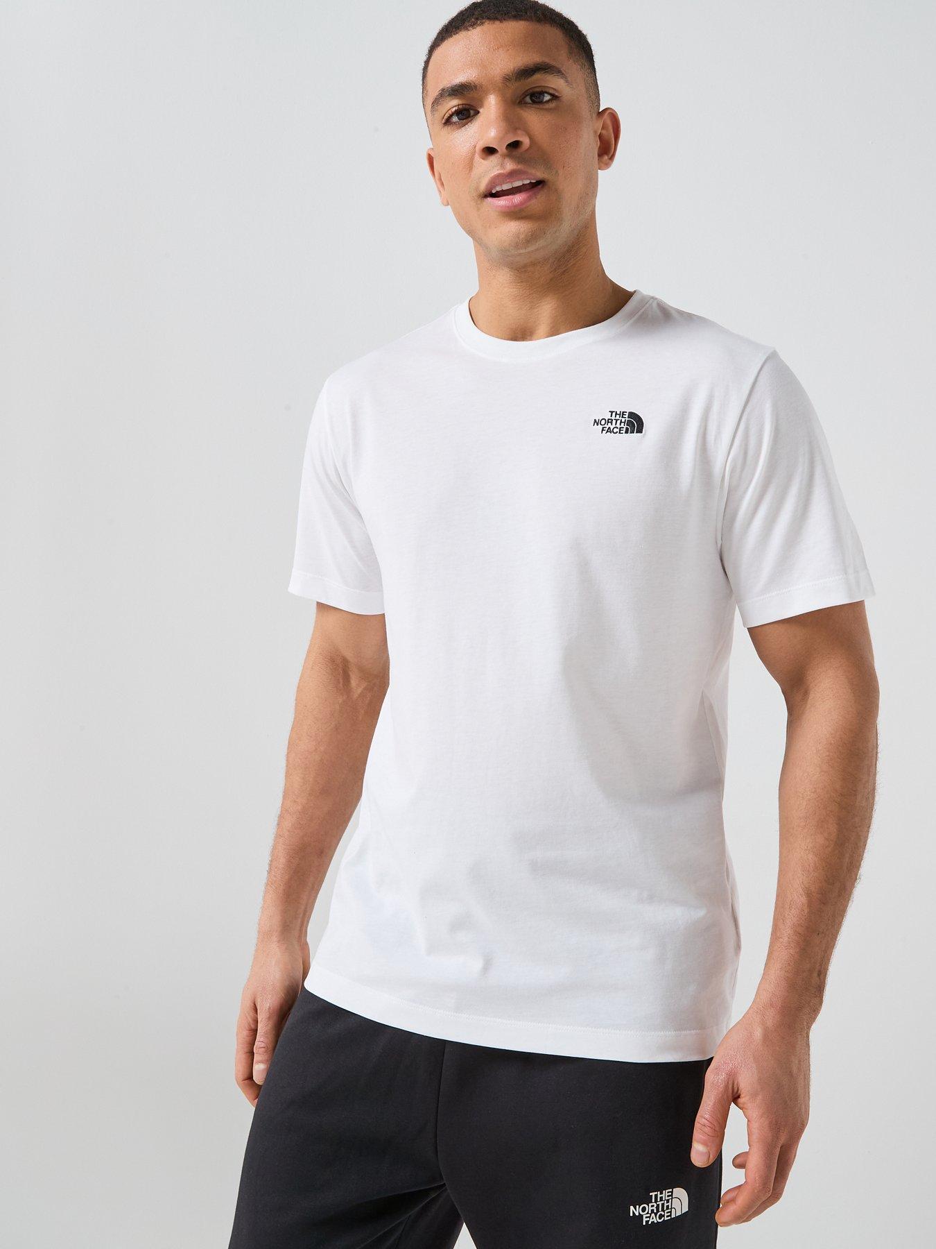 Image 5 of 5 of The North Face Mens Evolution Simple Dome T-Shirt - White