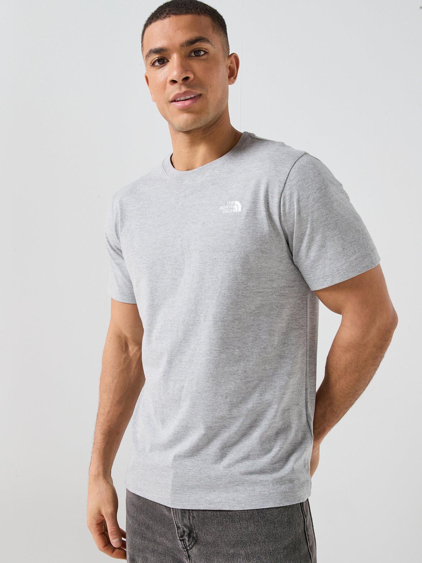 Image 1 of 6 of The North Face Mens Evolution Simple Dome T-Shirt - Grey
