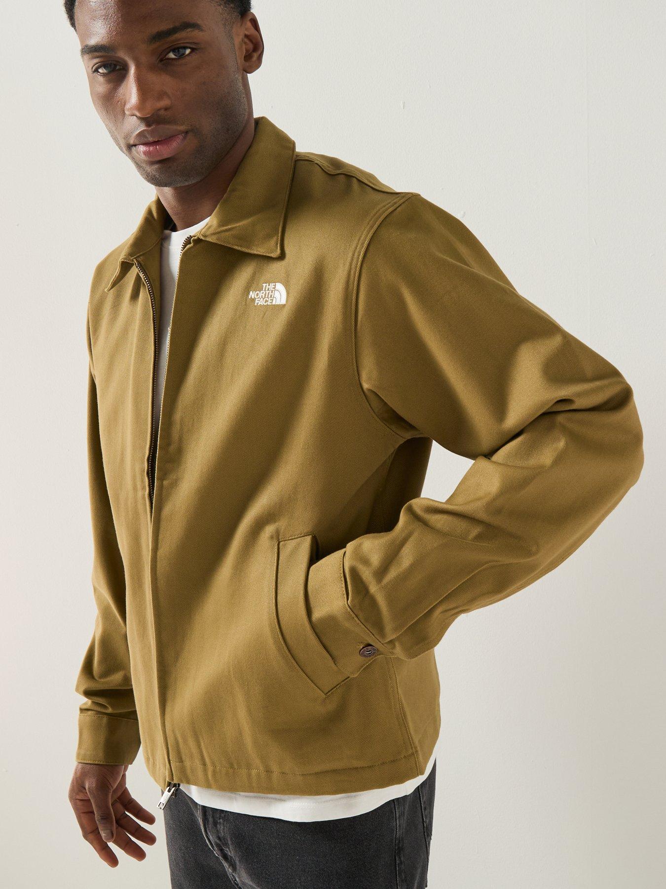 the-north-face-mens-twill-collared-jacket-browndetail