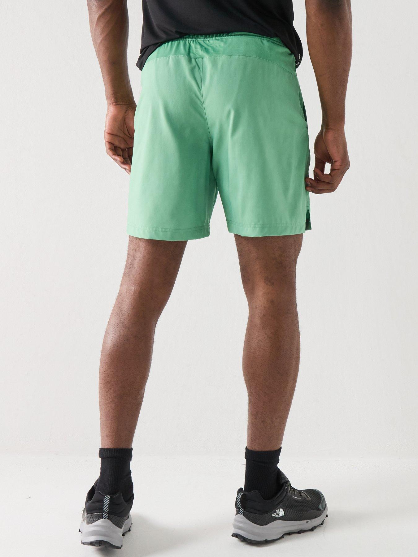 the-north-face-mens-247-shorts-greenstillFront