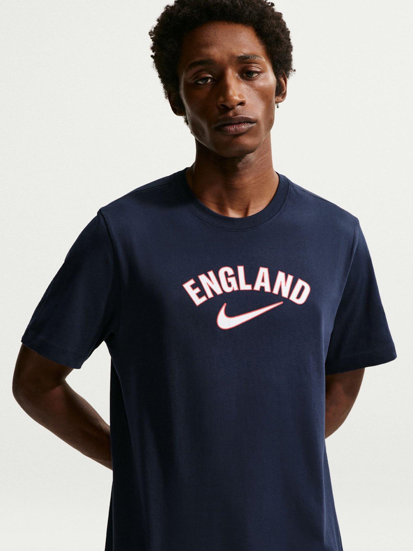 Image 1 of 5 of Nike Men&rsquo;s England Word T-Shirt &ndash; Navy