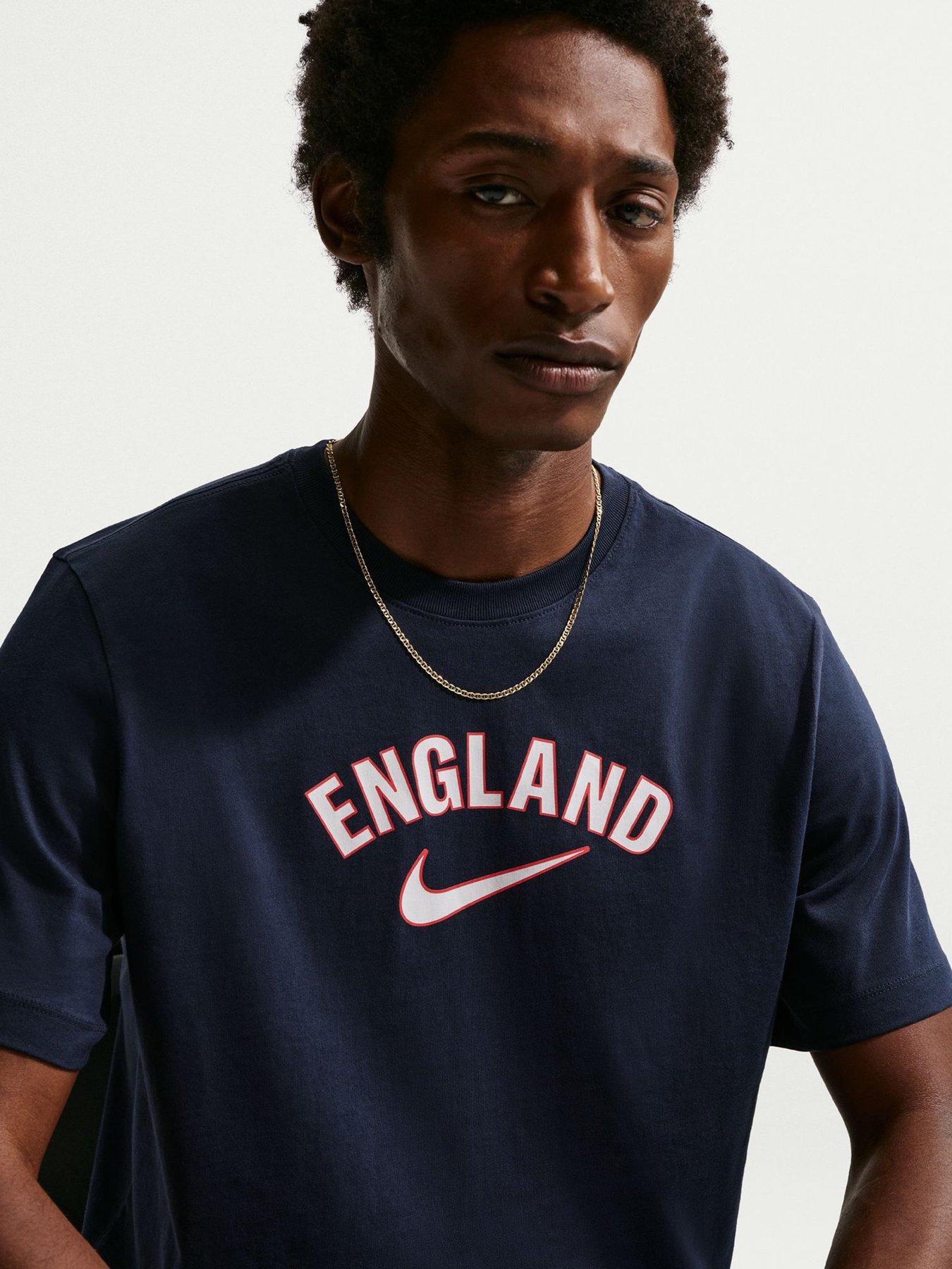Image 5 of 5 of Nike Men&rsquo;s England Word T-Shirt &ndash; Navy