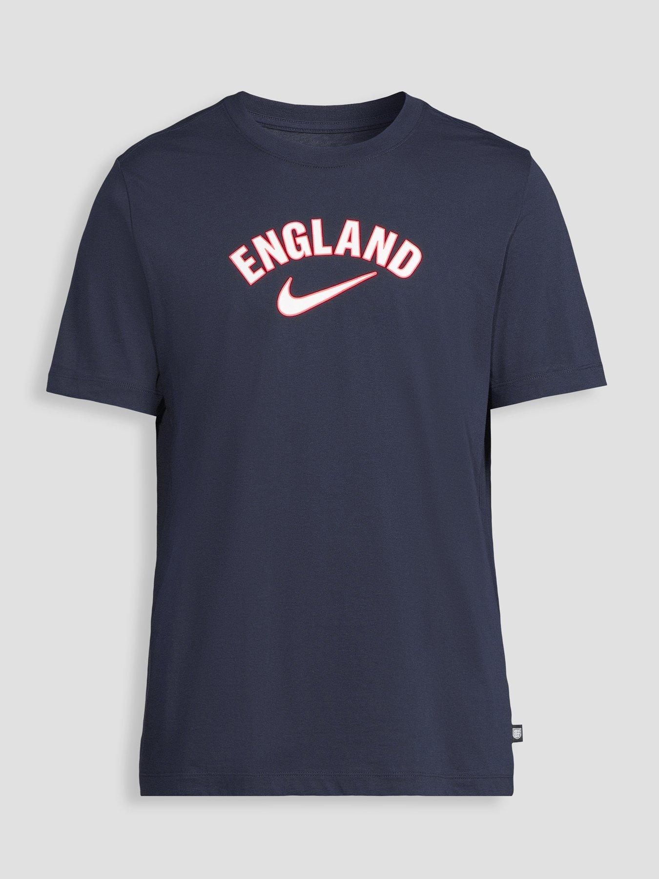 Image 7 of 7 of Nike Men&rsquo;s England Word T-Shirt &ndash; Navy