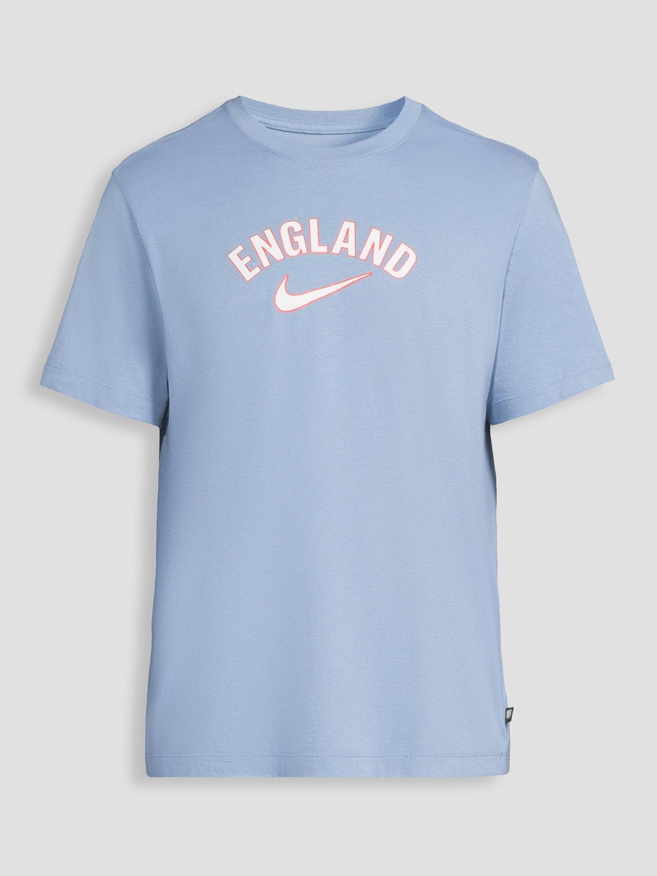 Image 7 of 7 of Nike Men&rsquo;s England Word T-Shirt &ndash; Blue
