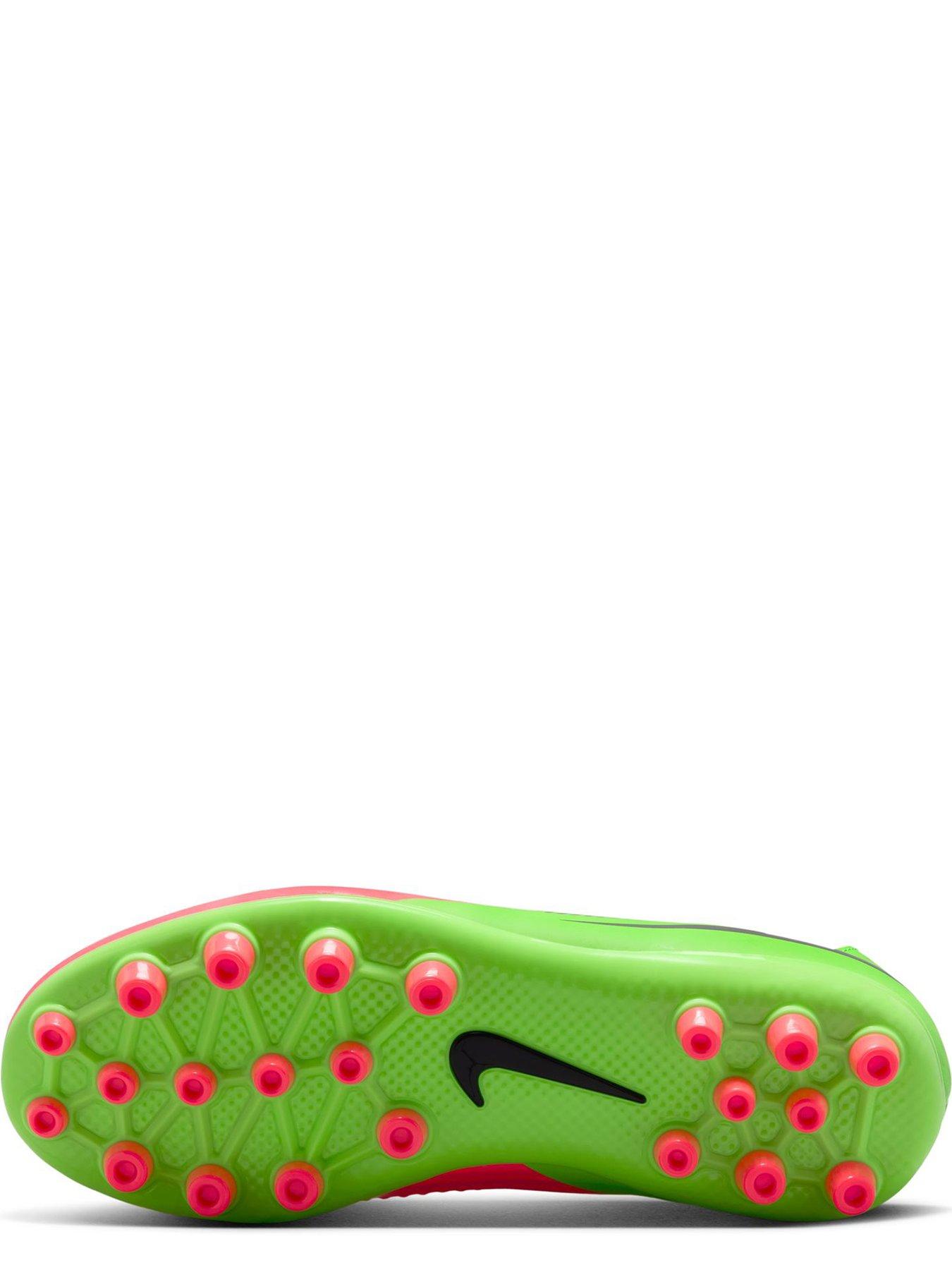 Image 5 of 6 of Nike Youth Phantom 6 Low Academy Erling Haaland Firm Ground Football Boots - Green
