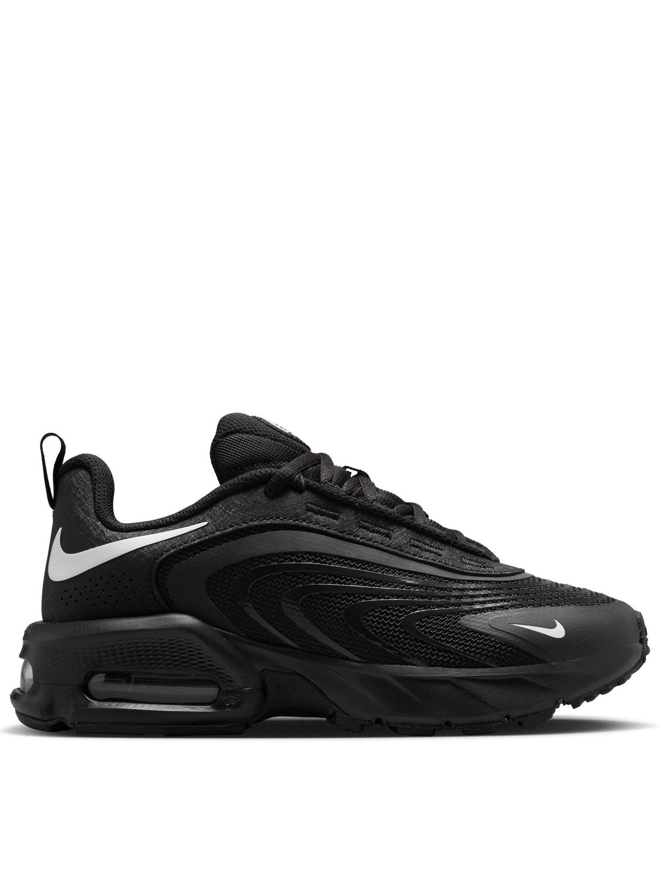 Image 1 of 7 of Nike Big Kids' Air Max Fire Trainers - Black