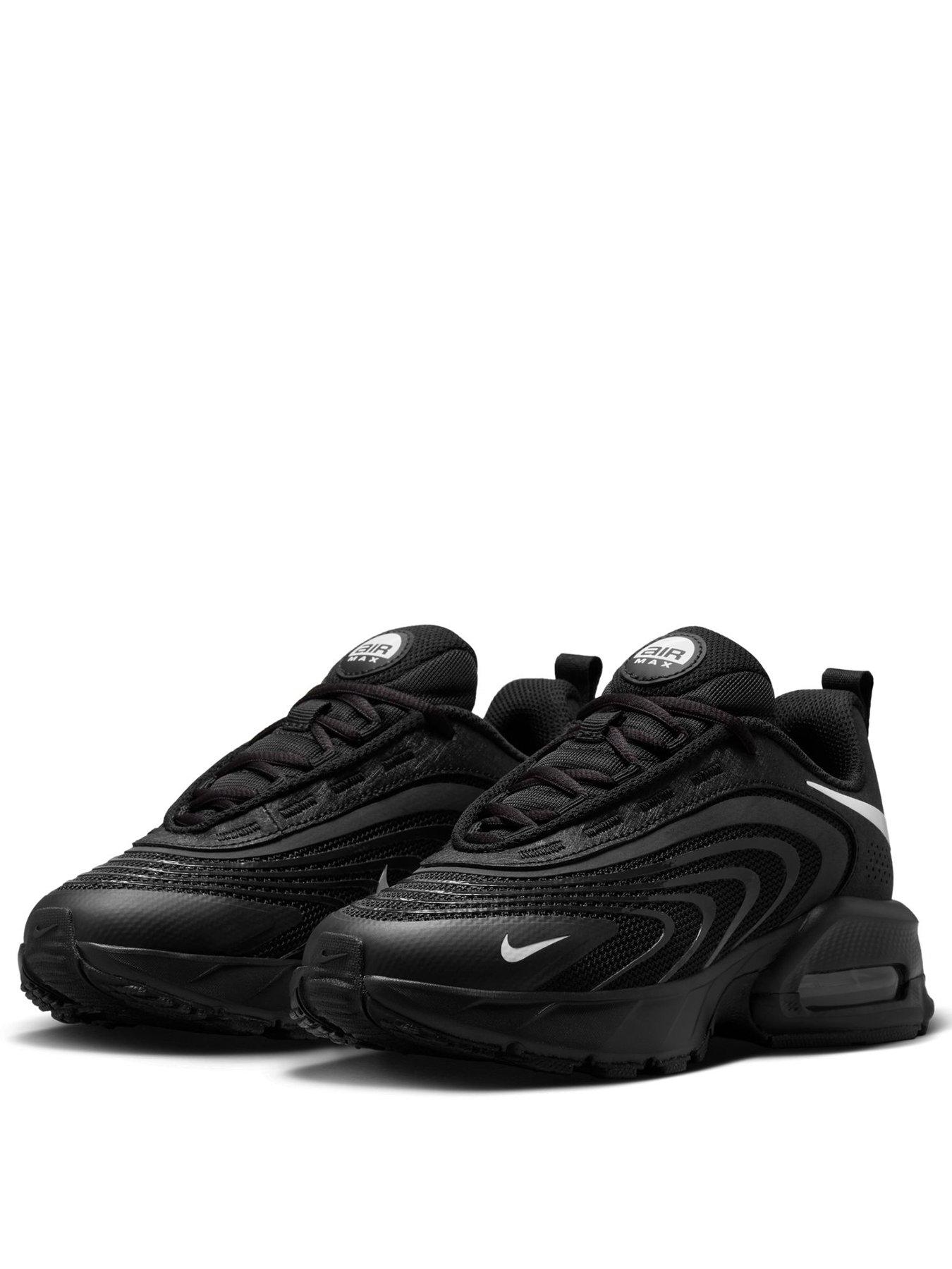 Image 2 of 7 of Nike Big Kids' Air Max Fire Trainers - Black